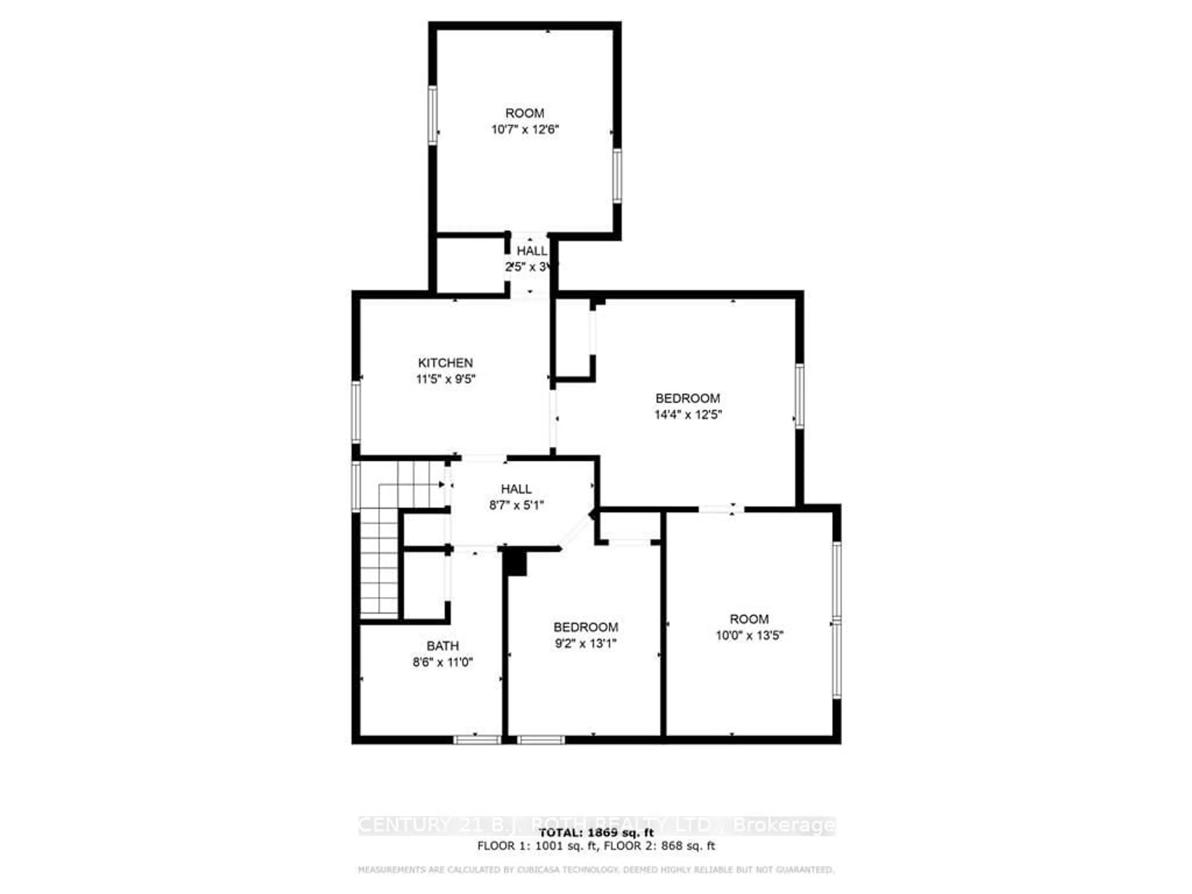 Floor plan for 105 MATCHEDASH St, Orillia Ontario L3V 4W9