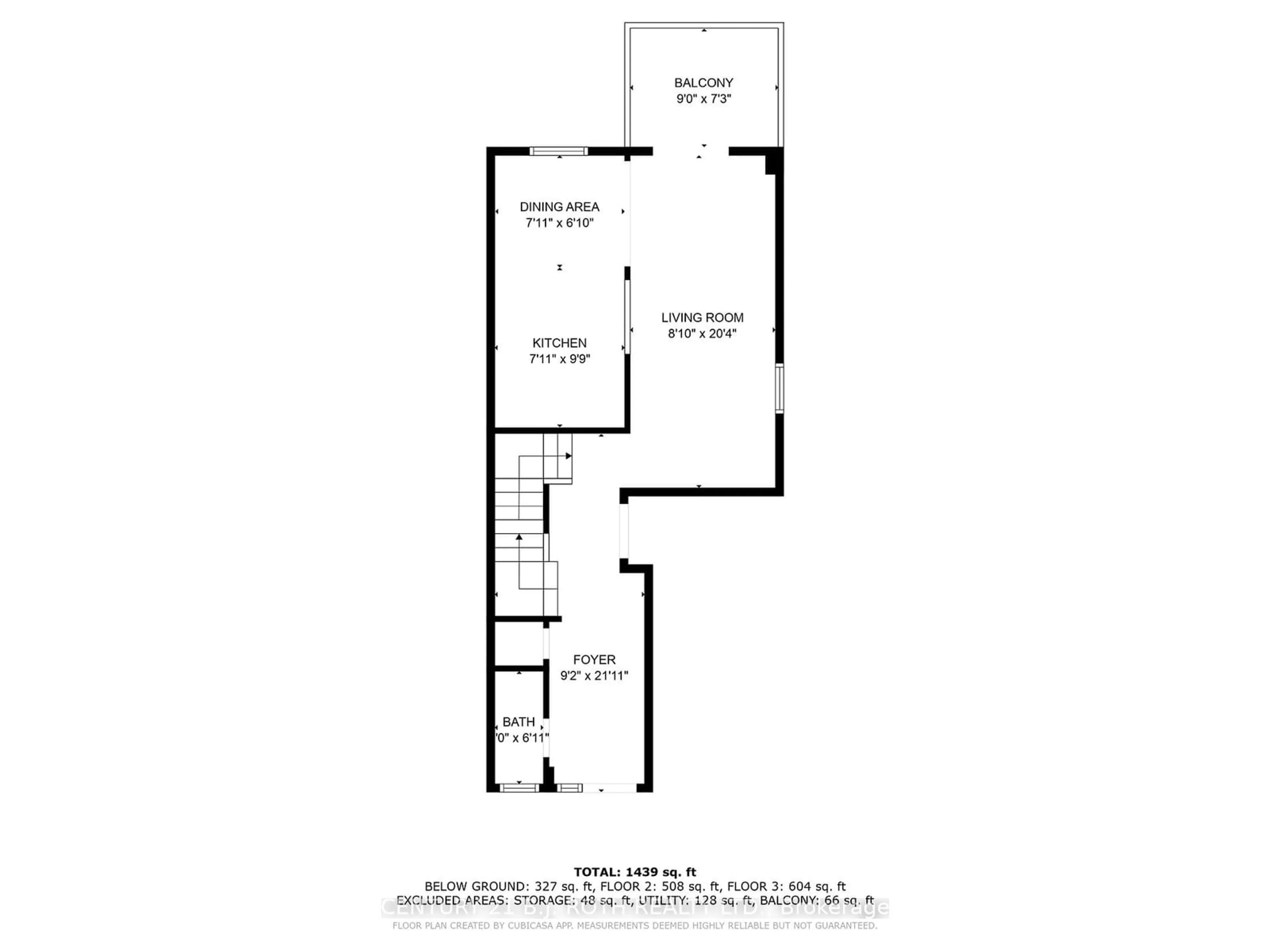 Floor plan for 121 Cunningham Dr, Barrie Ontario L4N 8L5