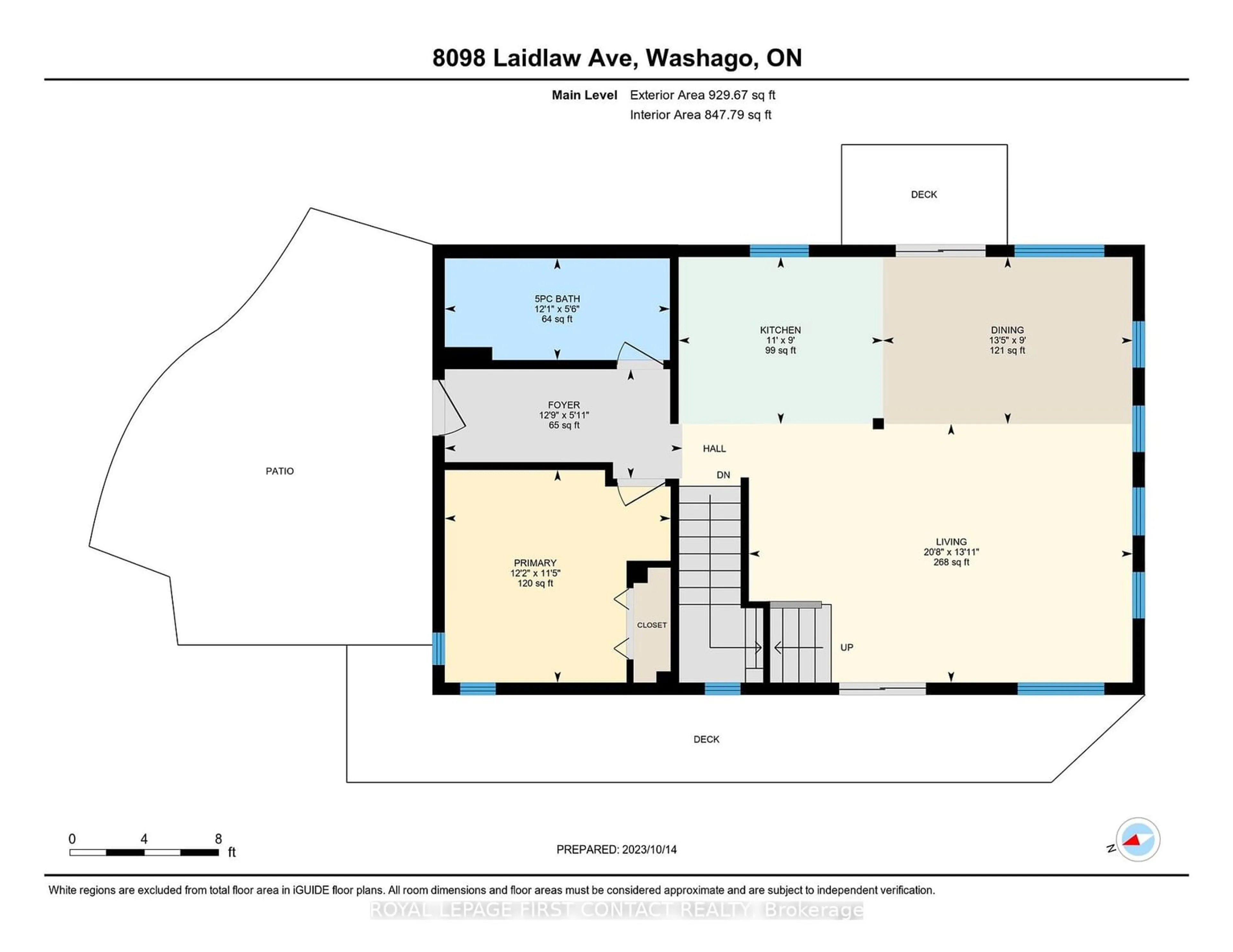 Floor plan for 8098 Laidlaw Ave, Ramara Ontario L0K 2B0