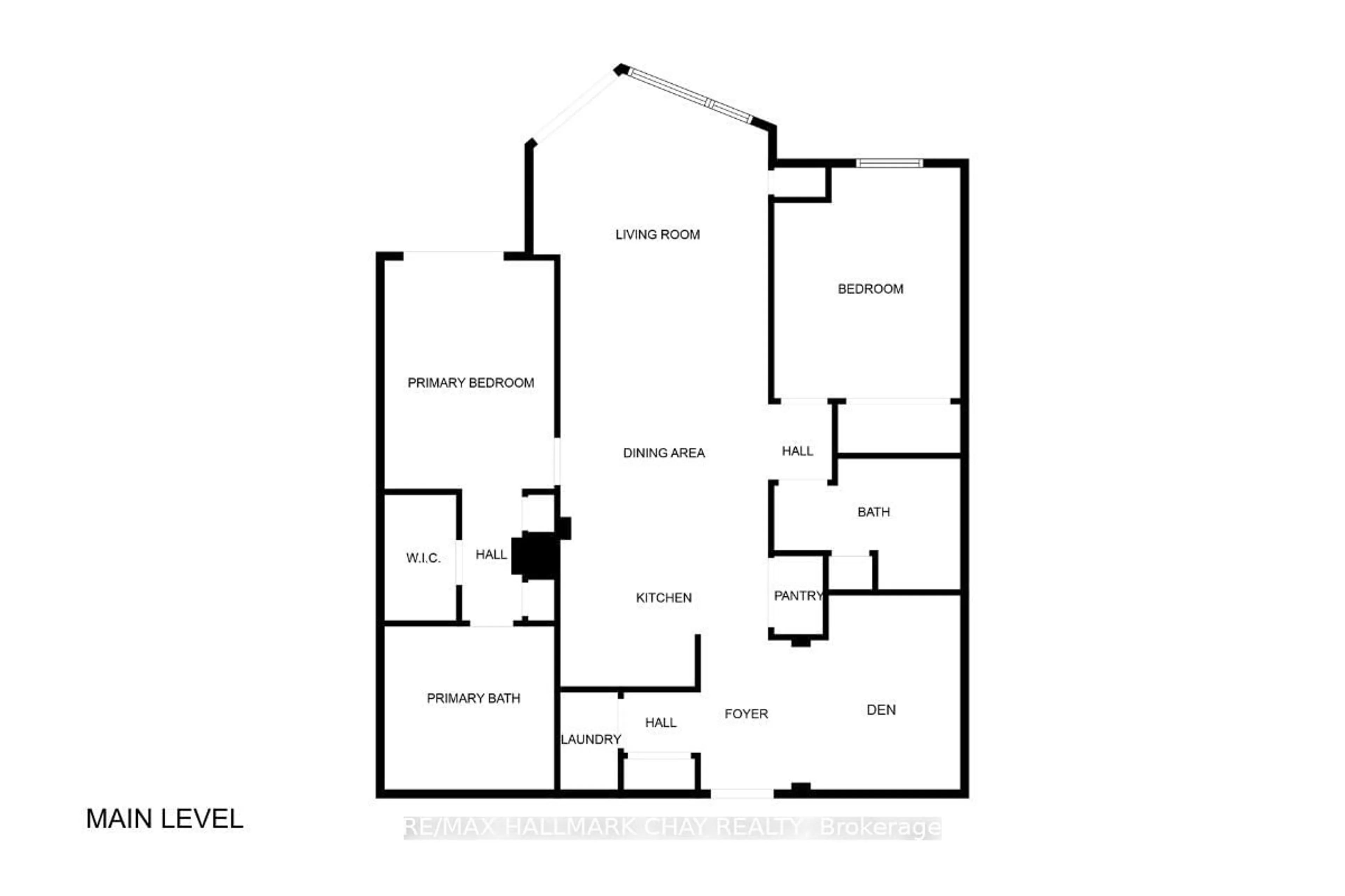Floor plan for 33 ELLEN St #1308, Barrie Ontario L4N 6E9