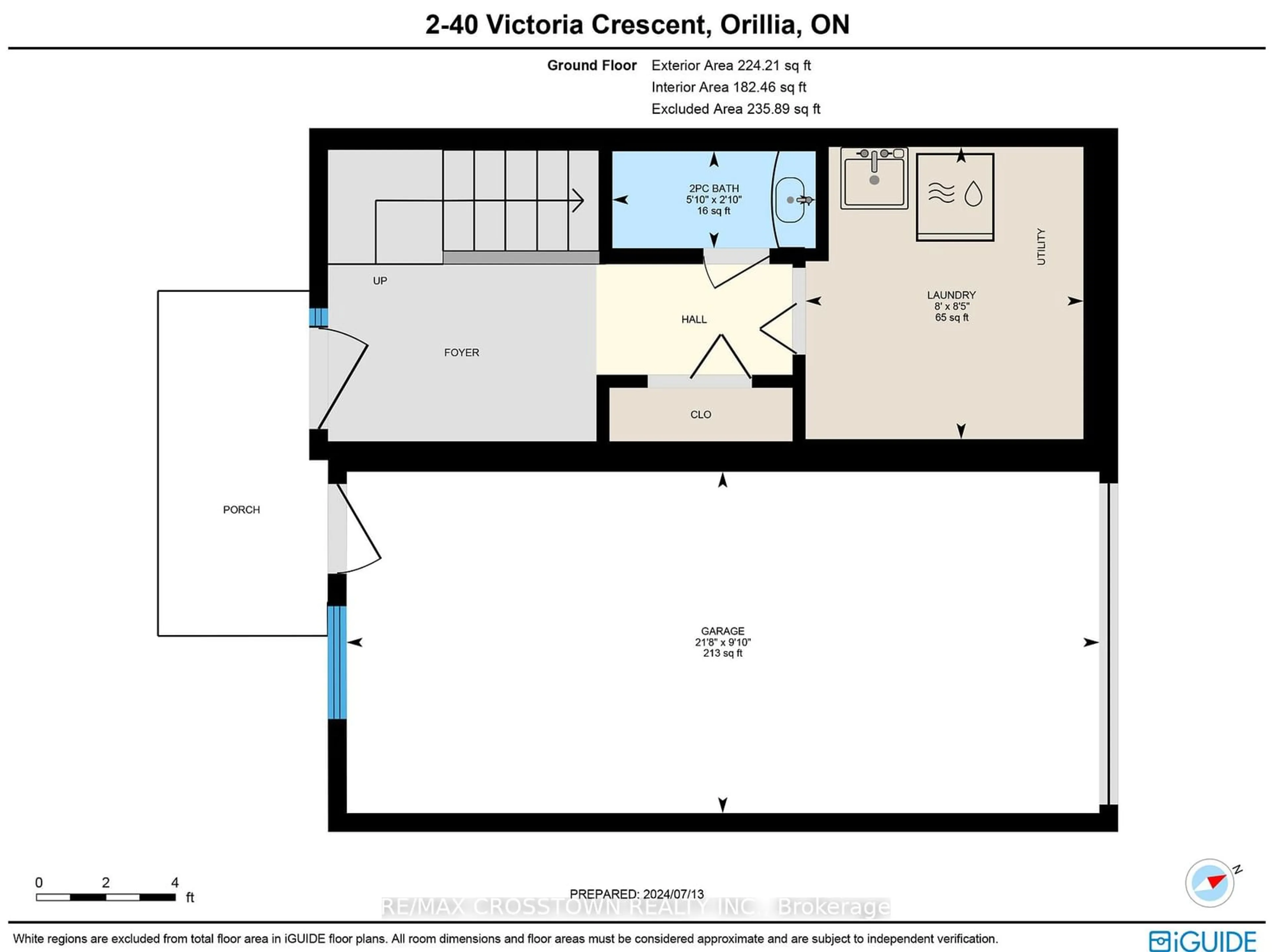 Floor plan for 40 Victoria Cres #Unit 2, Orillia Ontario L3V 6N6