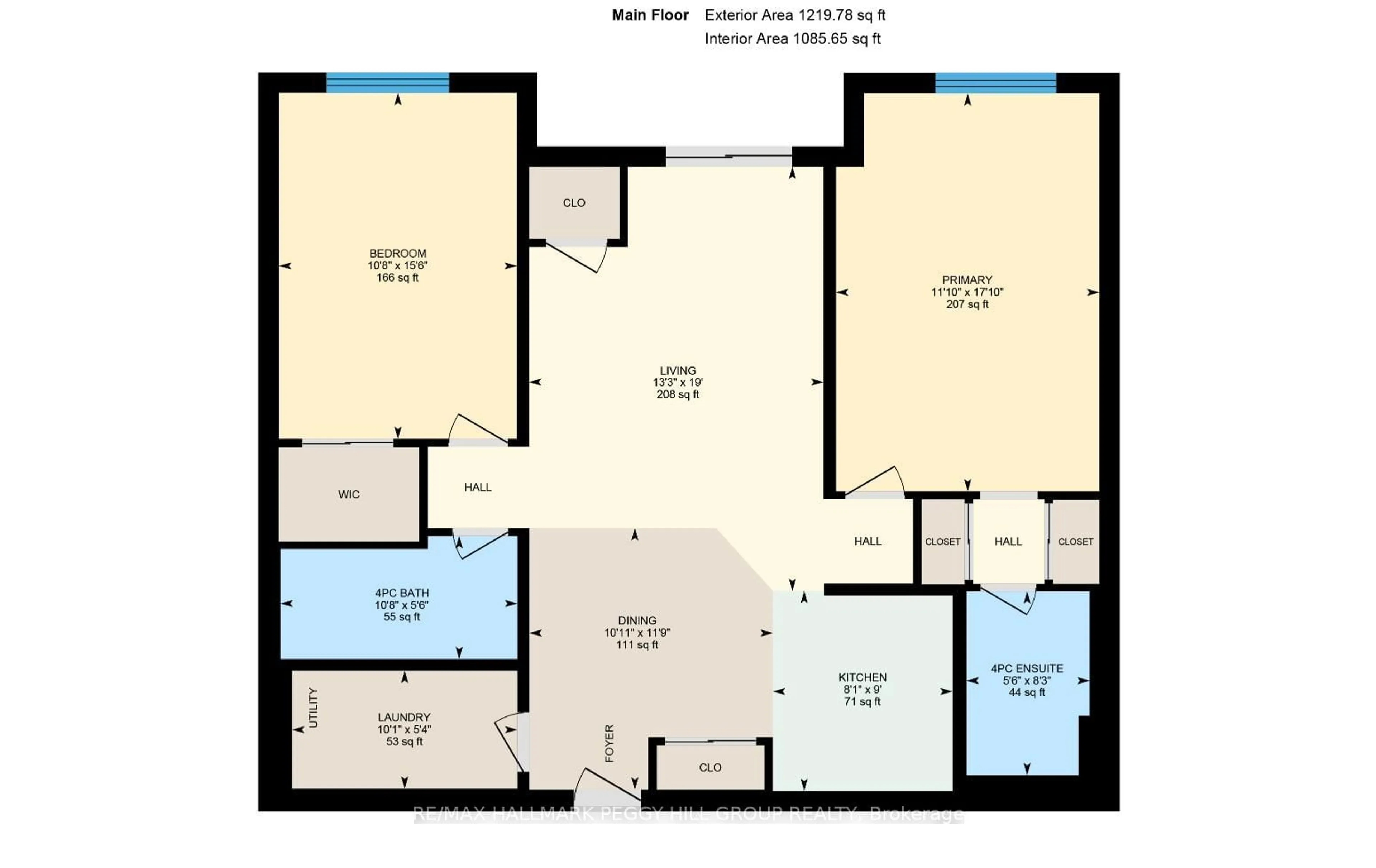 Floor plan for 302 Essa Rd #610, Barrie Ontario L9J 0H3