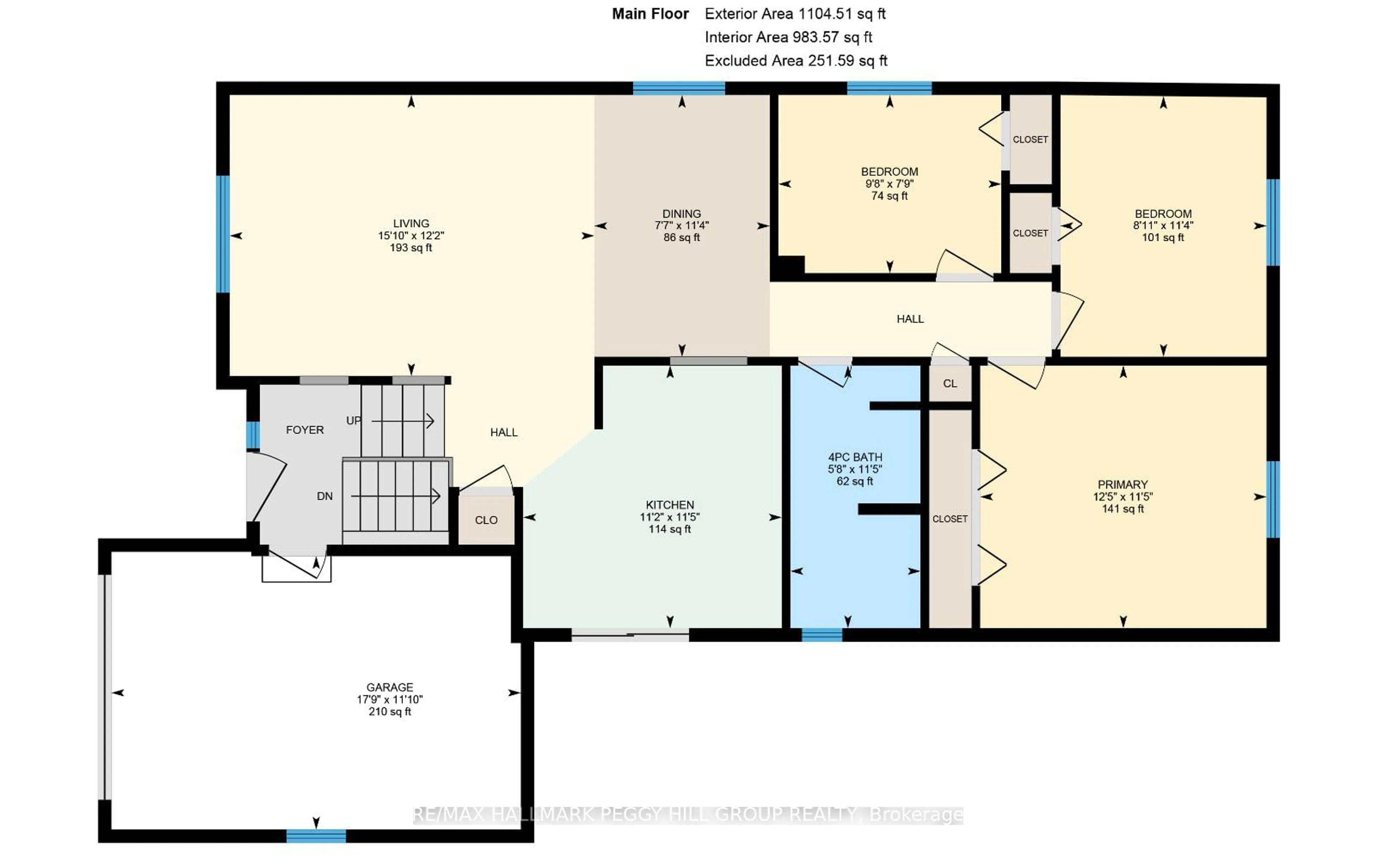 Floor plan for 200 Queen St, Springwater Ontario L0L 1P0