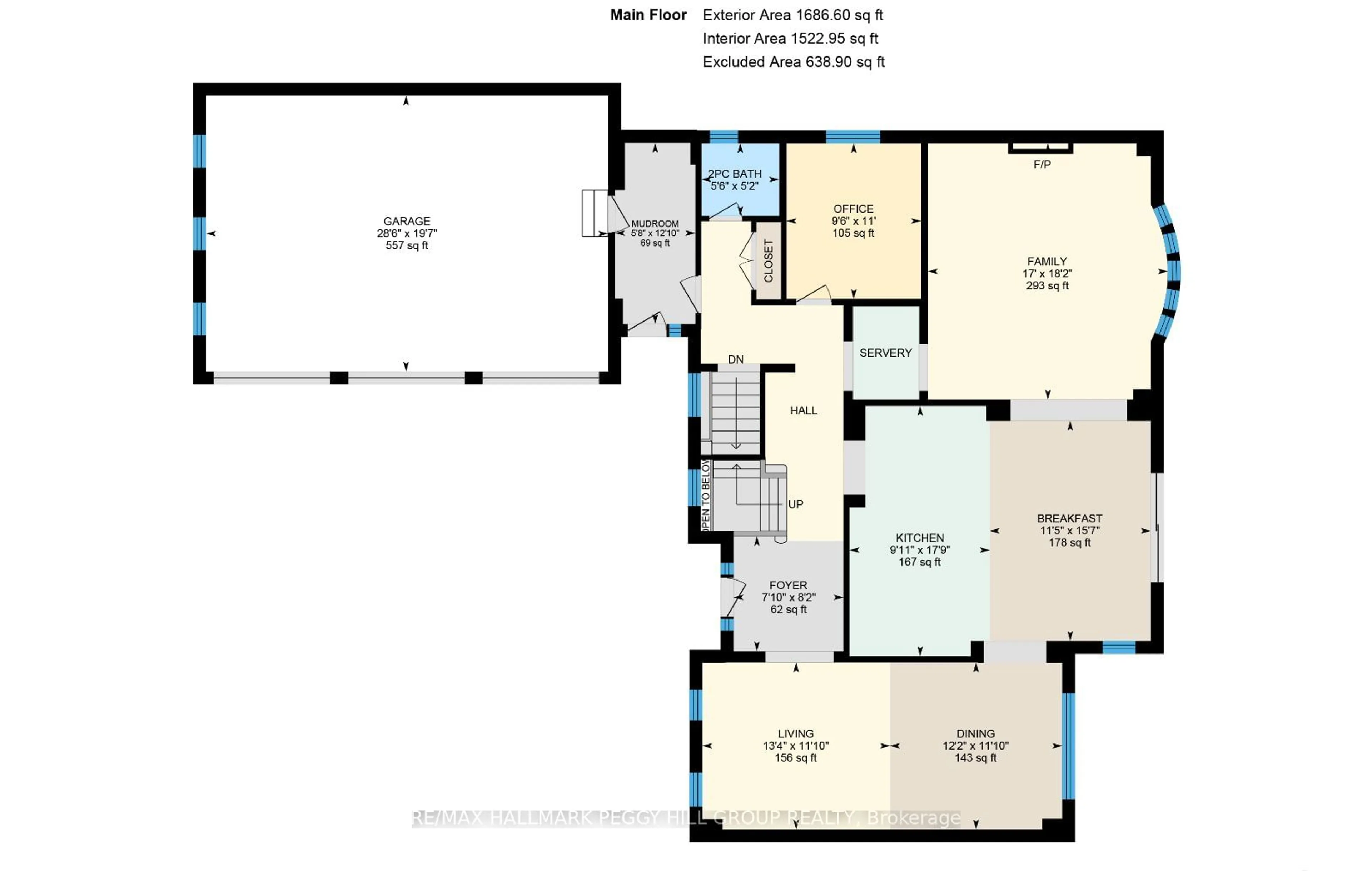 Floor plan for 166 Trail Blvd, Springwater Ontario L9X 0S5