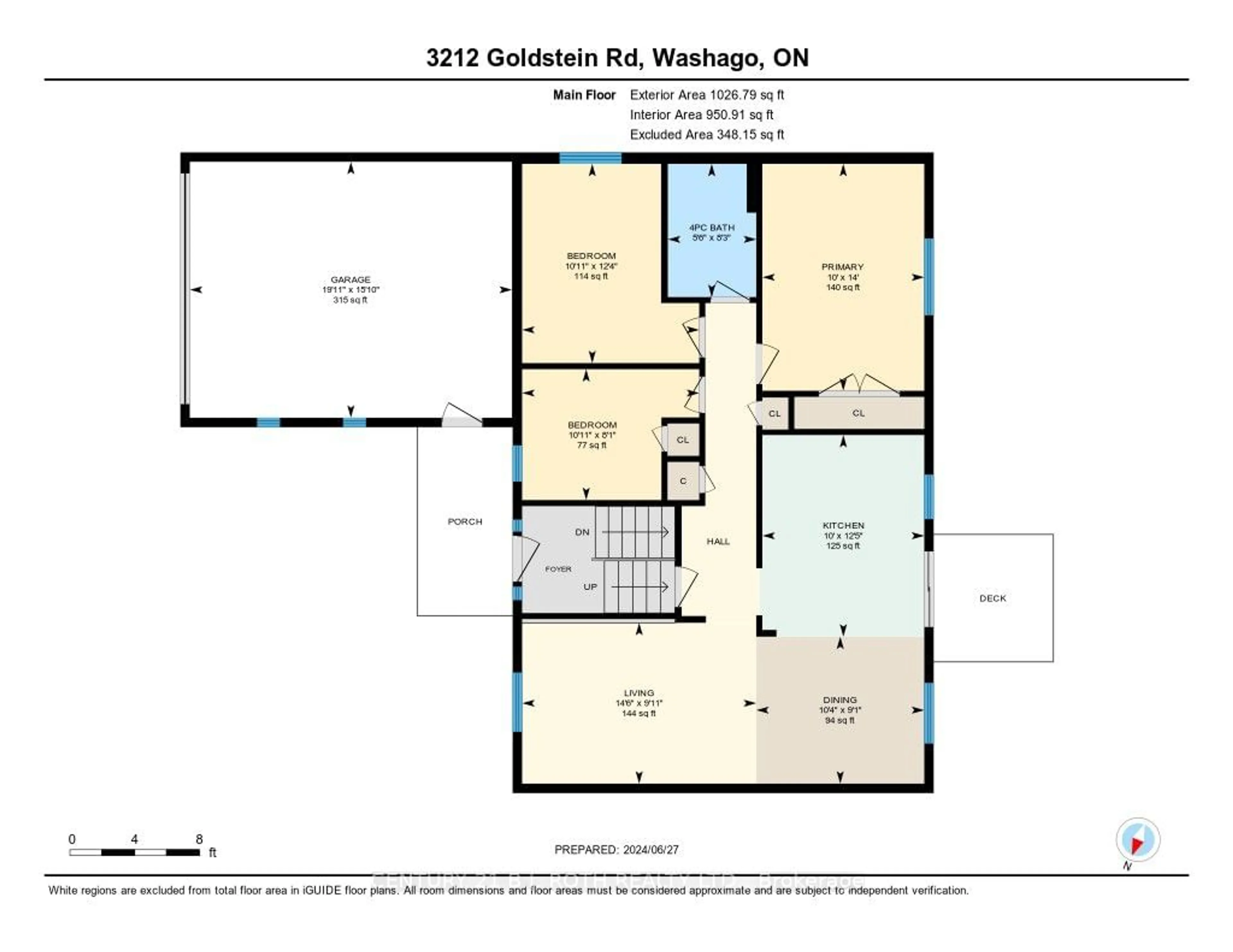 Floor plan for 3212 Goldstein Rd, Severn Ontario L0K 2B0