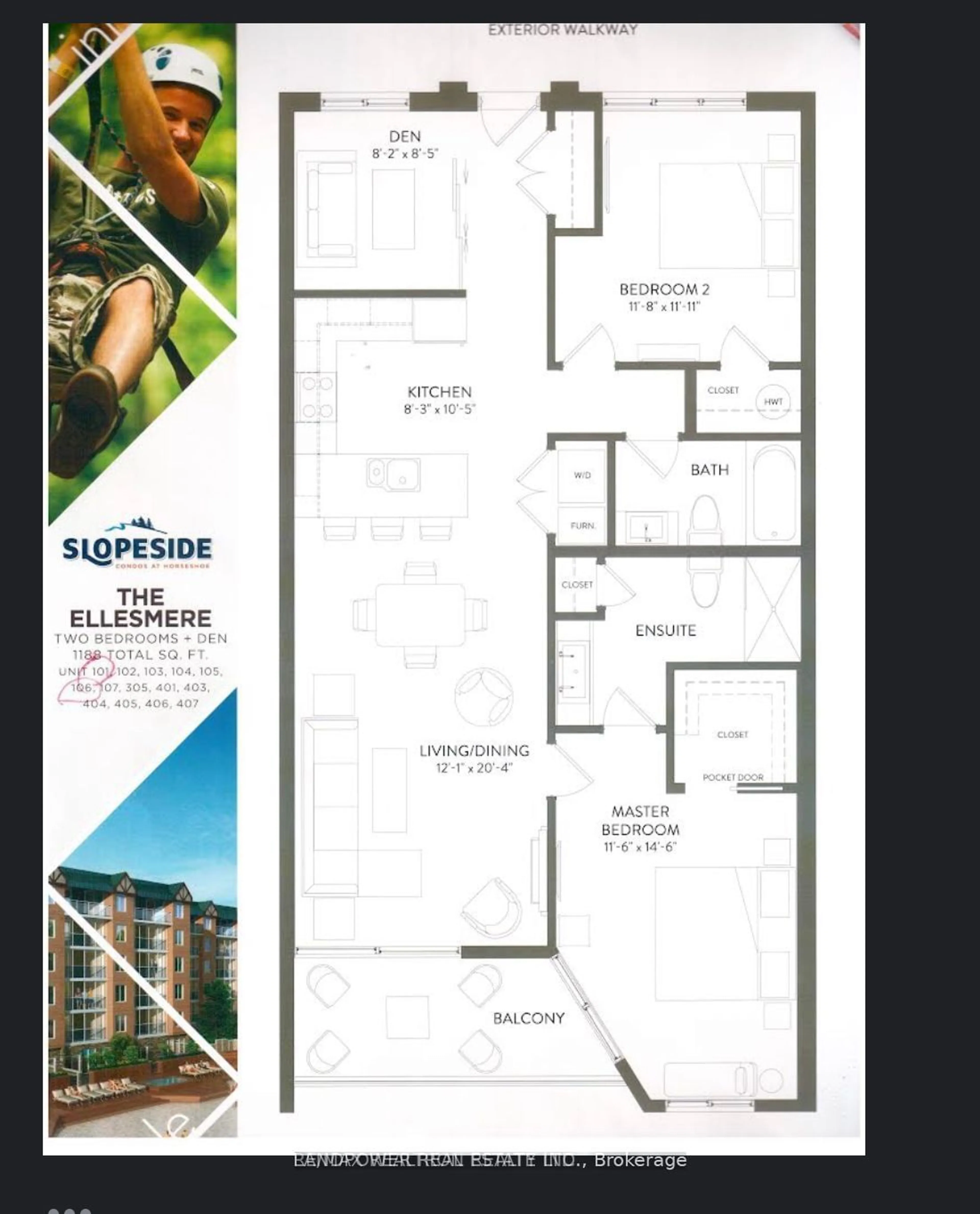 Floor plan for 80 Horseshoe Blvd #403, Oro-Medonte Ontario L4M 4Y8