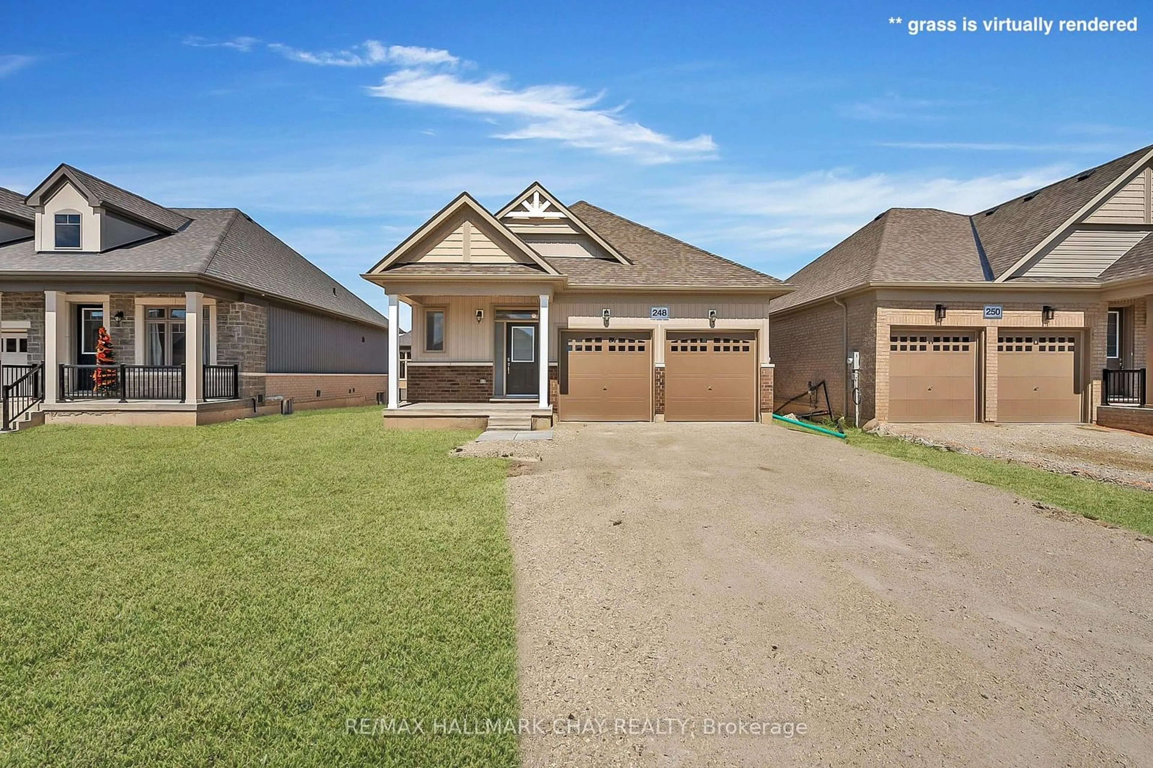 Frontside or backside of a home, the street view for 248 Duncan St, Clearview Ontario L0M 1S0