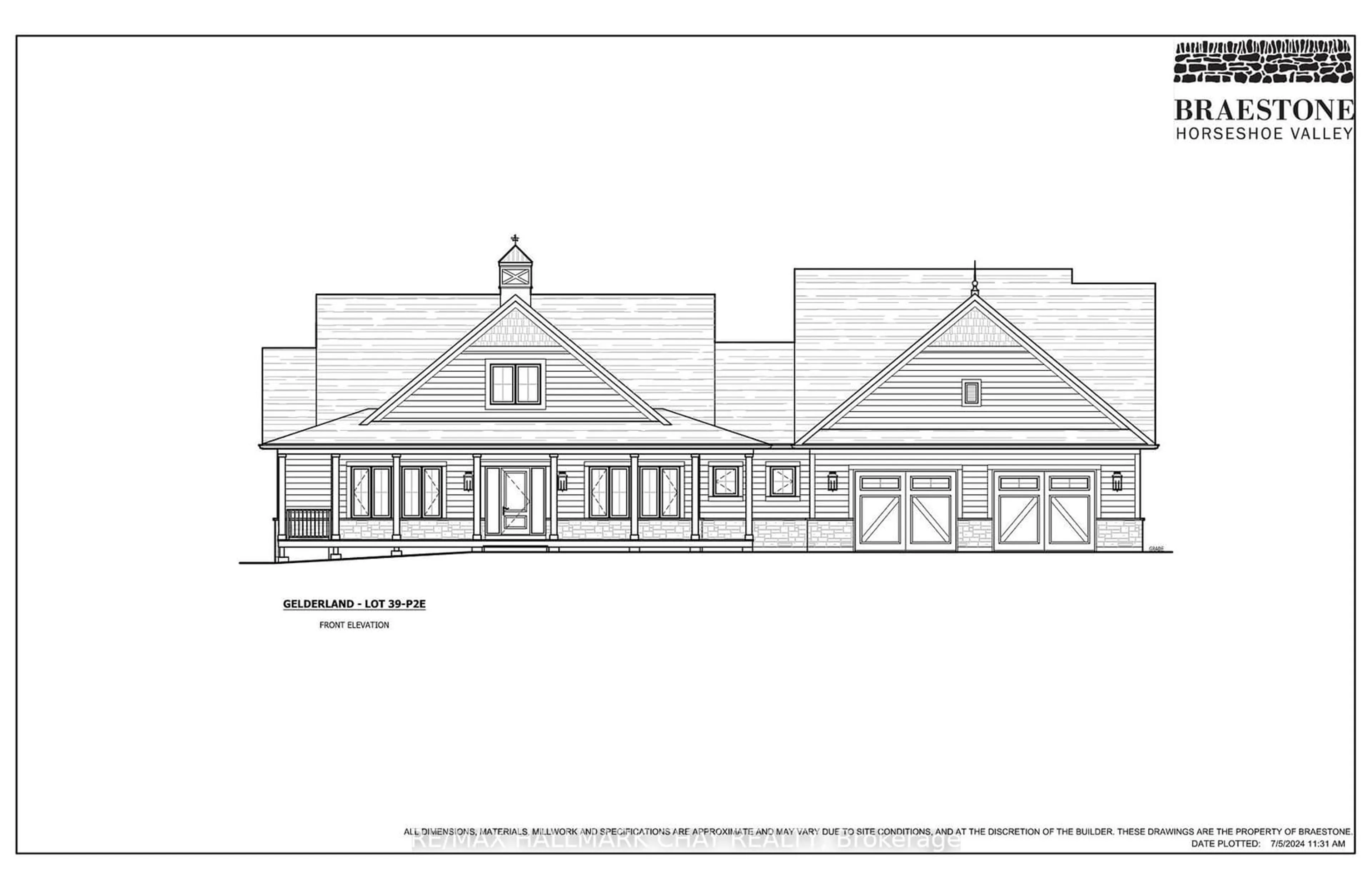 Floor plan for Lot 39 Friesian Crt, Oro-Medonte Ontario L0K 1E0