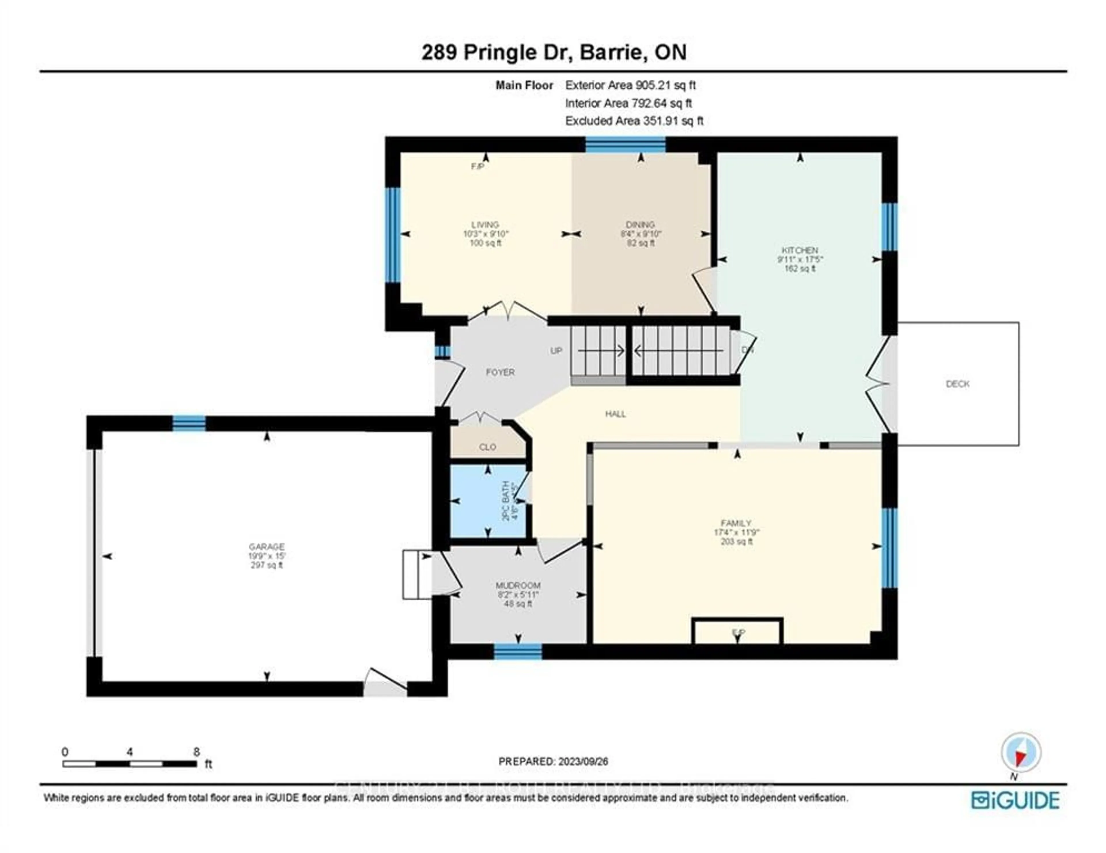 Floor plan for 289 Pringle Dr, Barrie Ontario L4N 0Z2