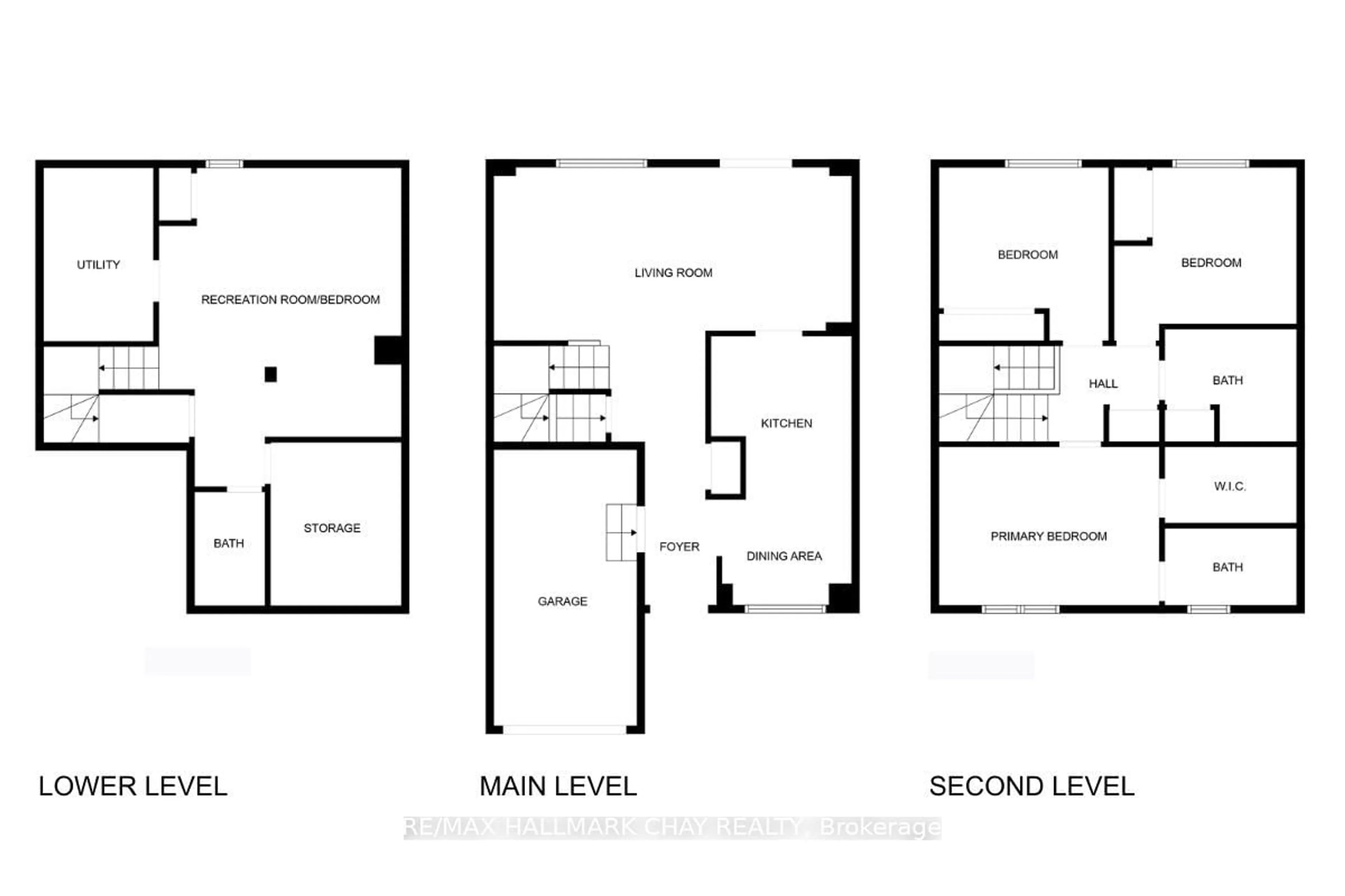 Floor plan for 77 Lyfytt Cres, Barrie Ontario L4N 7X5