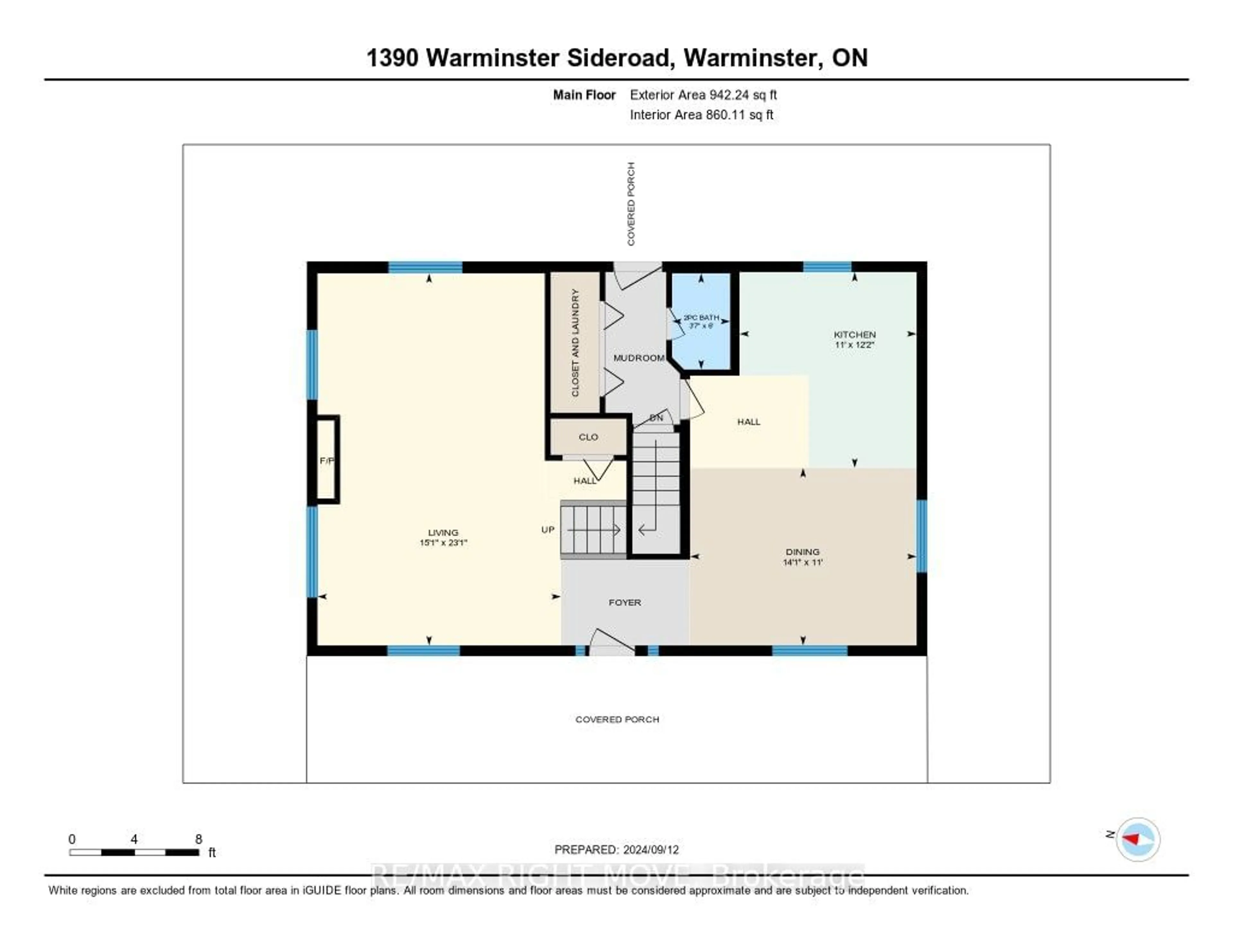 Floor plan for 1390 Warminster Sdrd, Oro-Medonte Ontario L0K 2G0