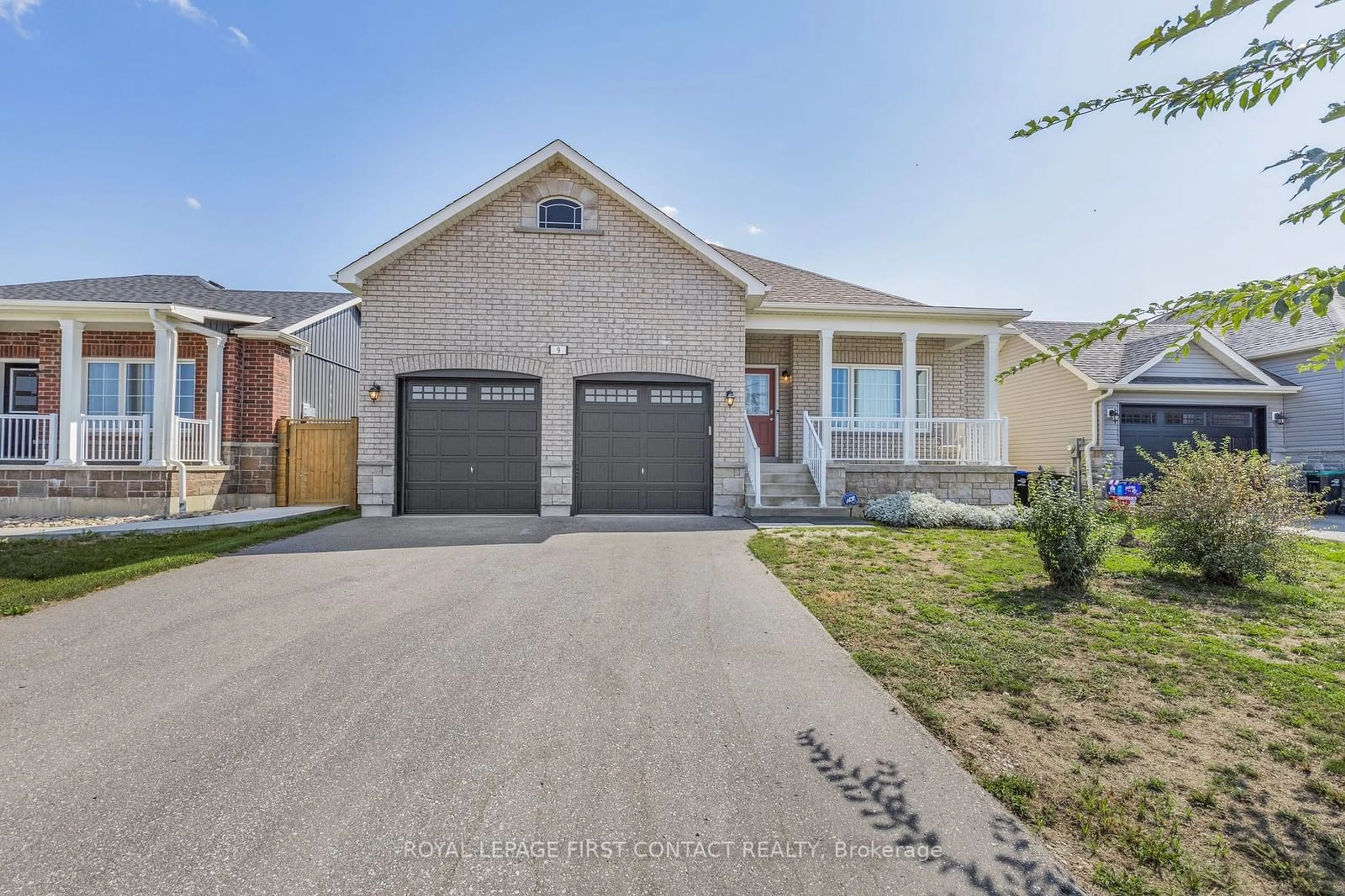 Frontside or backside of a home, the street view for 9 Beverly St, Springwater Ontario L0L 1P0