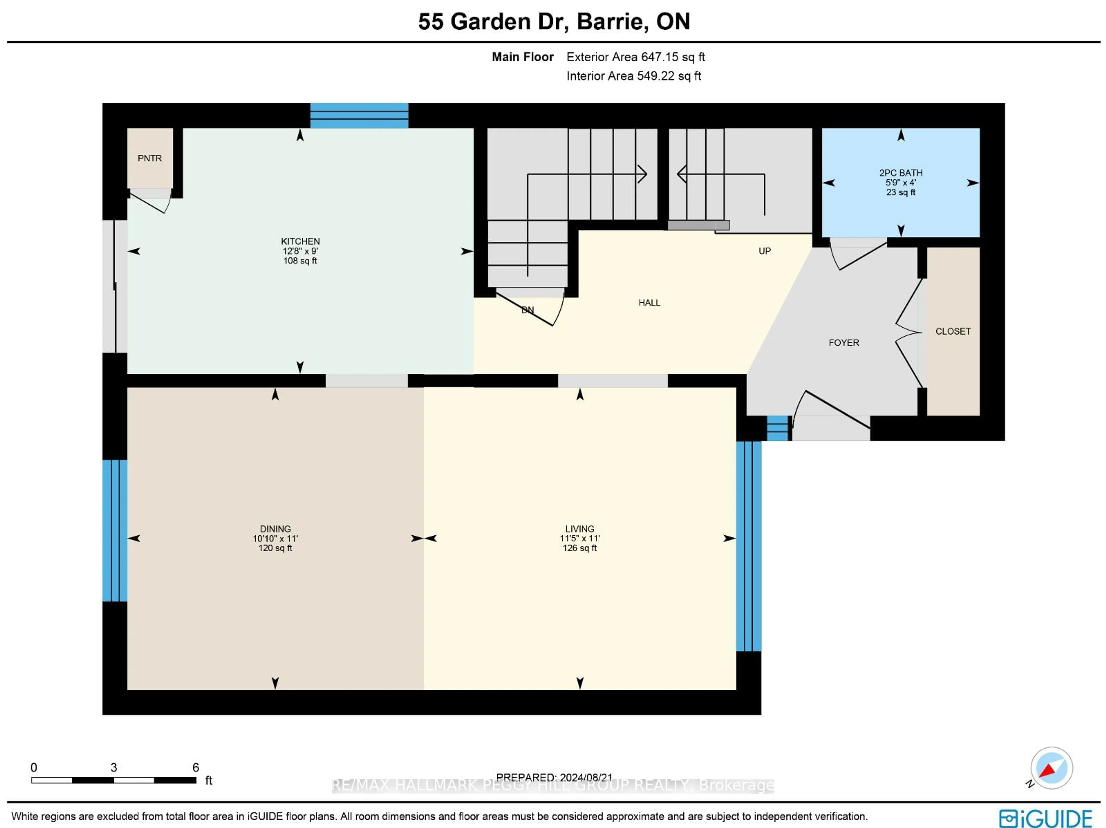 Floor plan for 55 Garden Dr, Barrie Ontario L4N 5T8