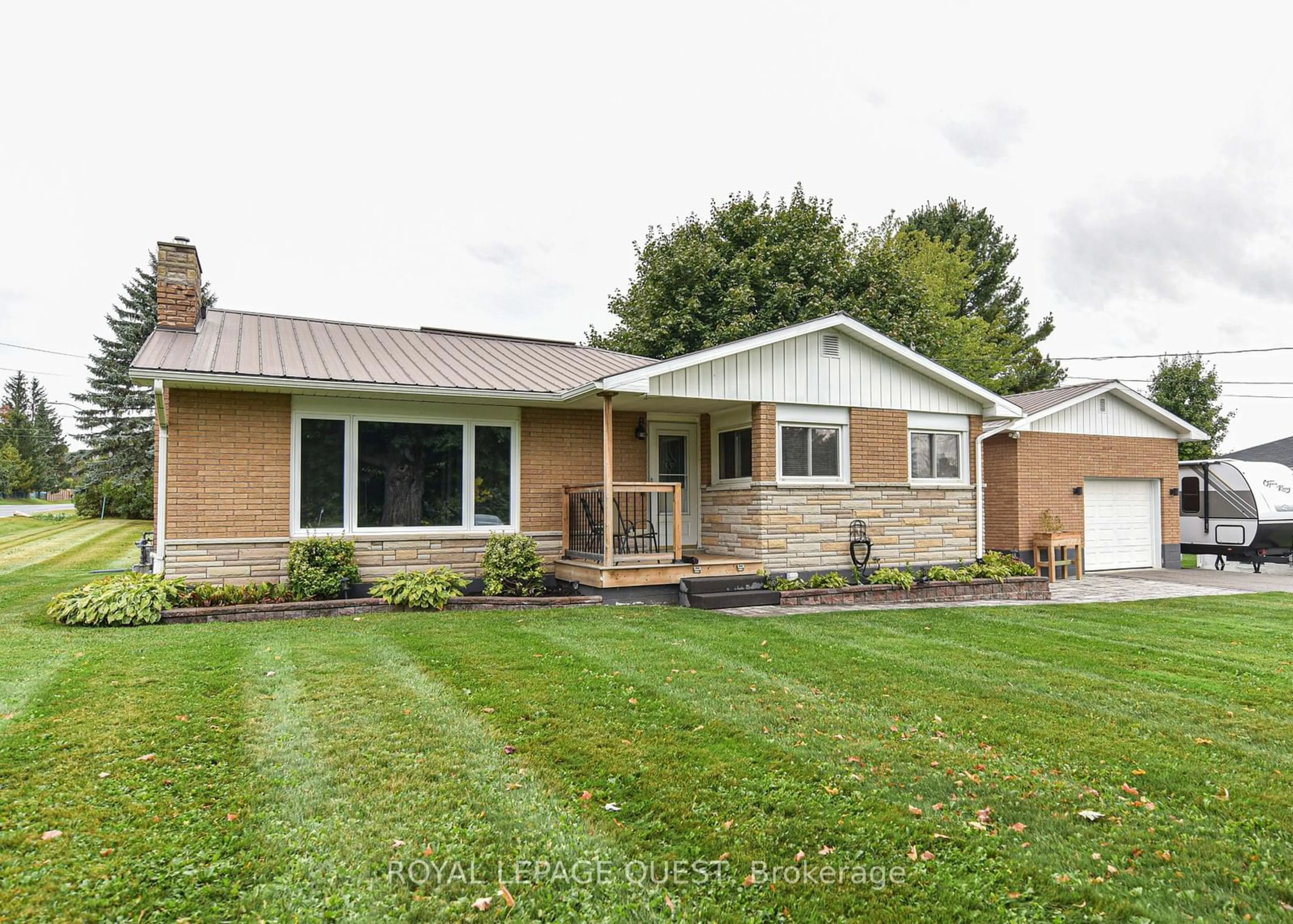 Frontside or backside of a home, the street view for 1892 Warminster Sdrd, Oro-Medonte Ontario L3V 8N9