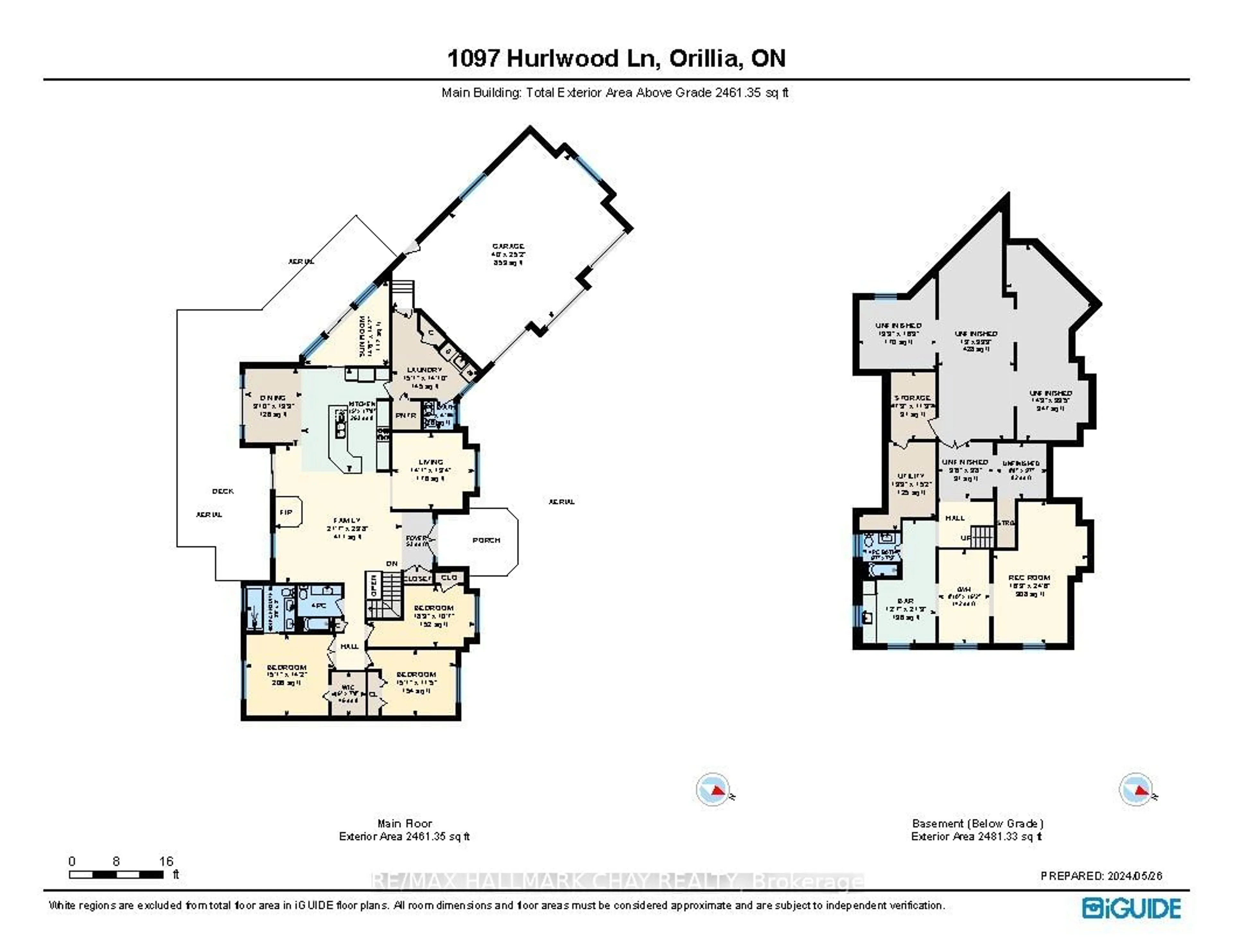 Floor plan for 1097 Hurlwood Lane, Severn Ontario L3V 0Y6