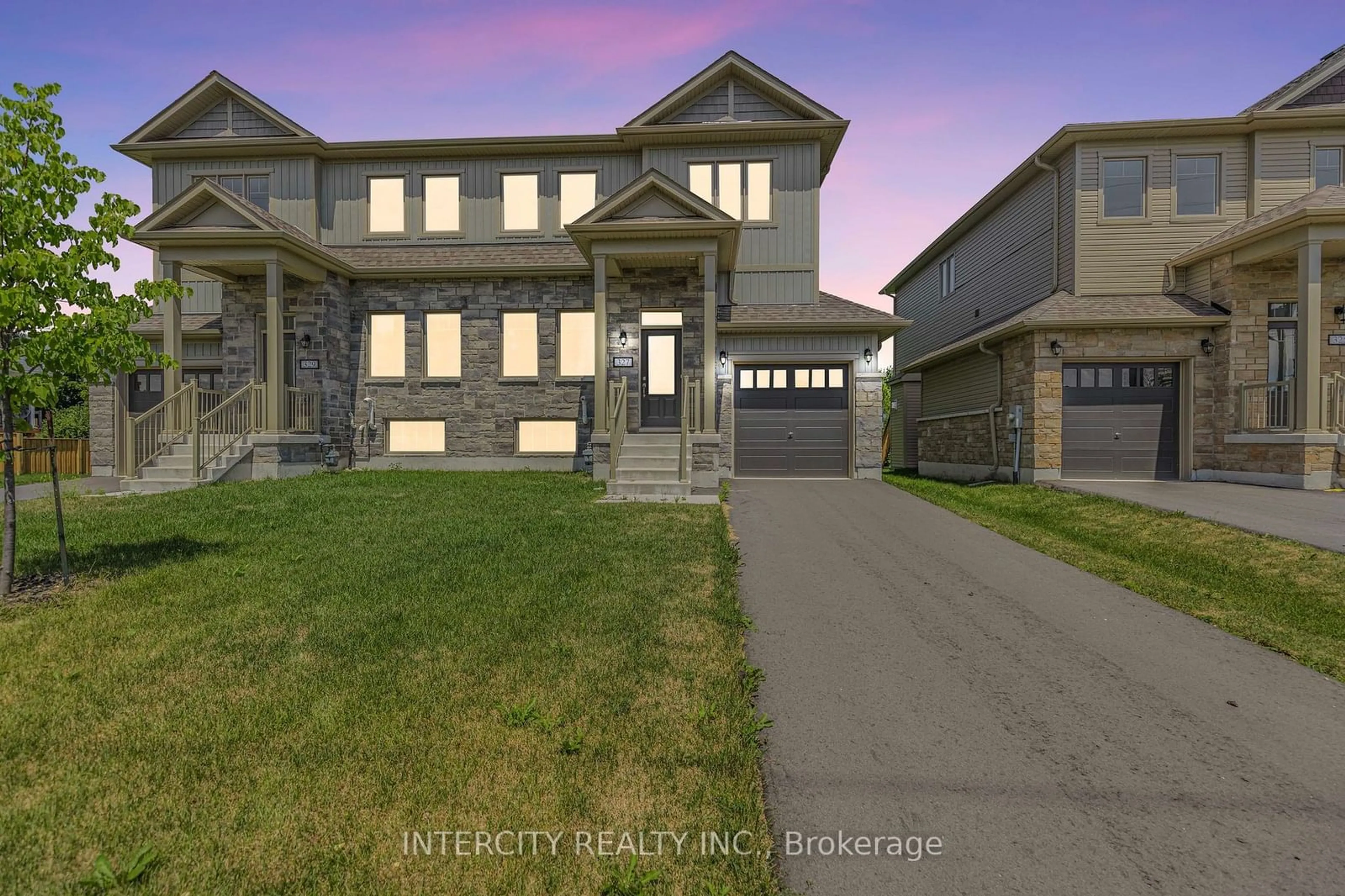 Frontside or backside of a home, the street view for 327 Quebec St, Clearview Ontario L0M 1S0