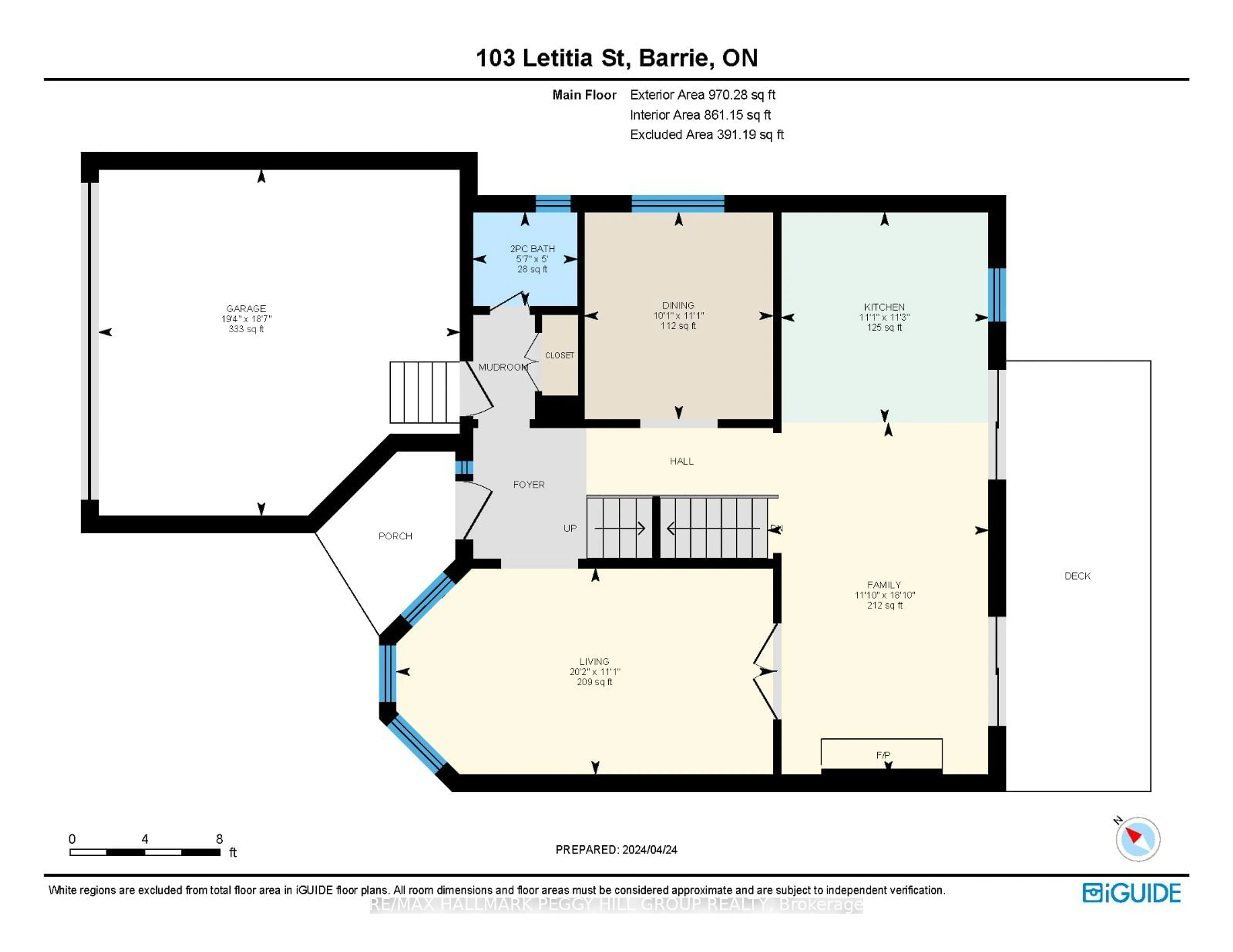 Floor plan for 103 Letitia St, Barrie Ontario L4N 1P4