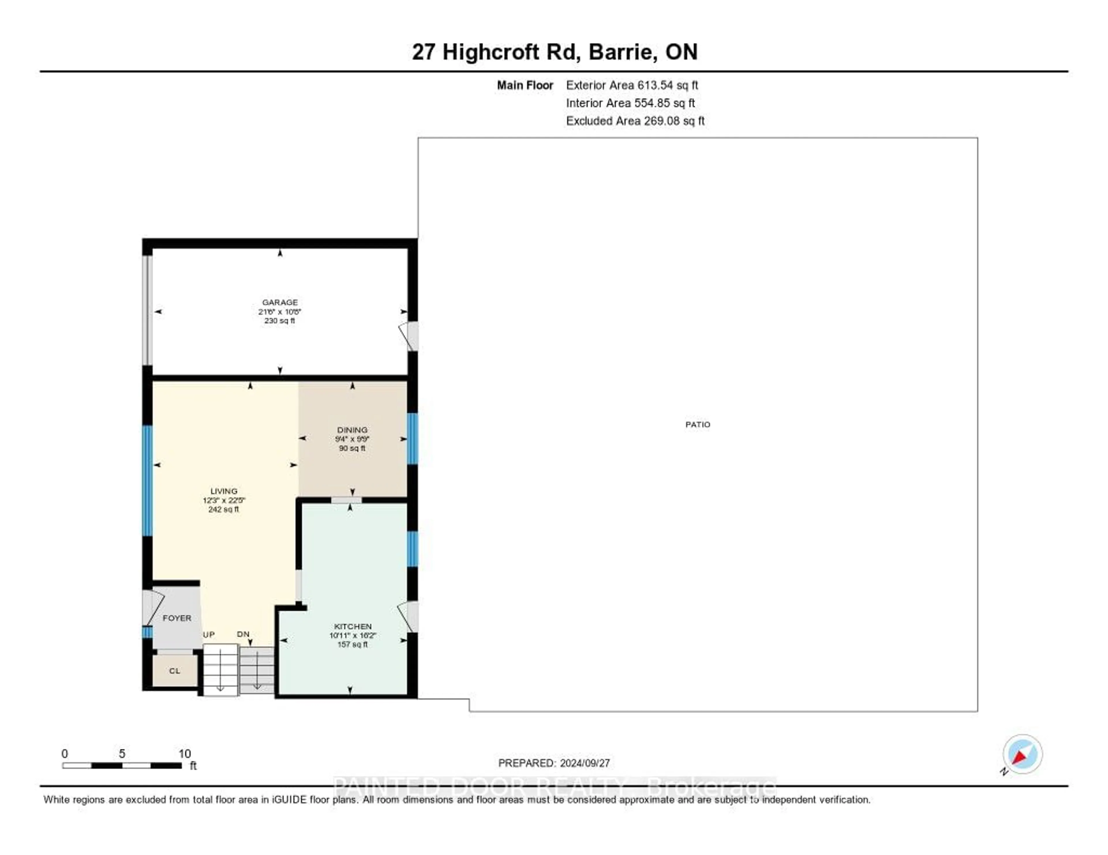 Floor plan for 27 Highcroft Rd, Barrie Ontario L4N 2X5