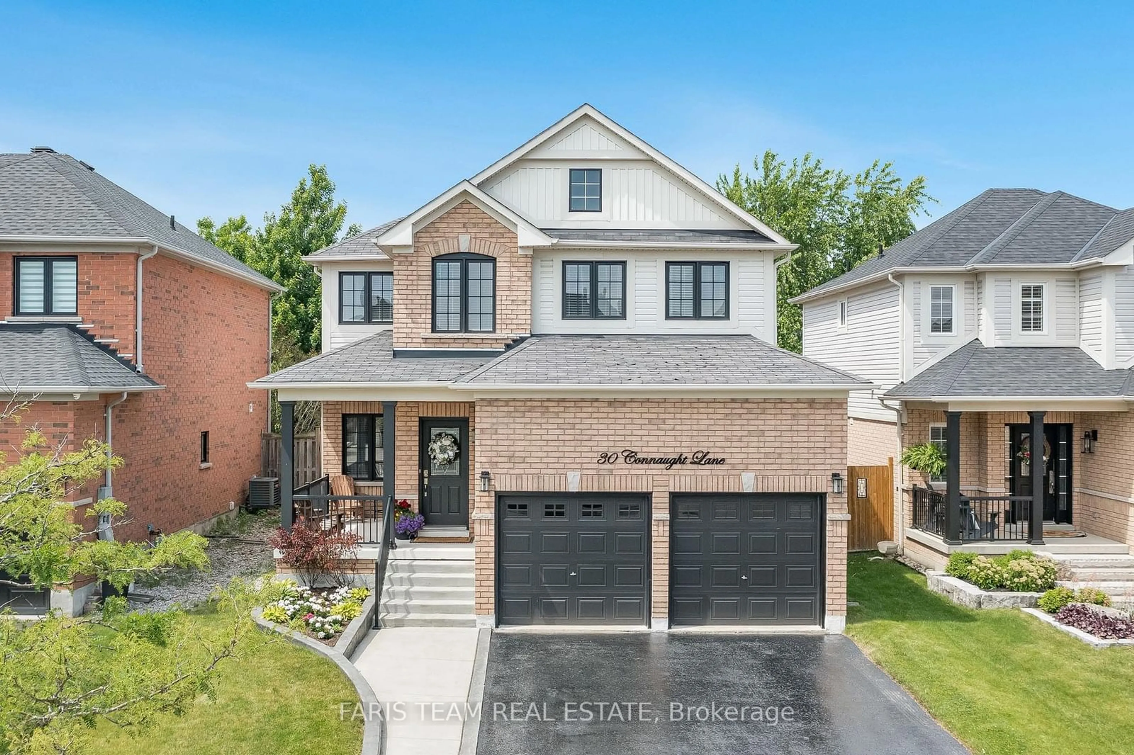 Home with brick exterior material for 30 Connaught Lane, Barrie Ontario L4M 0A6