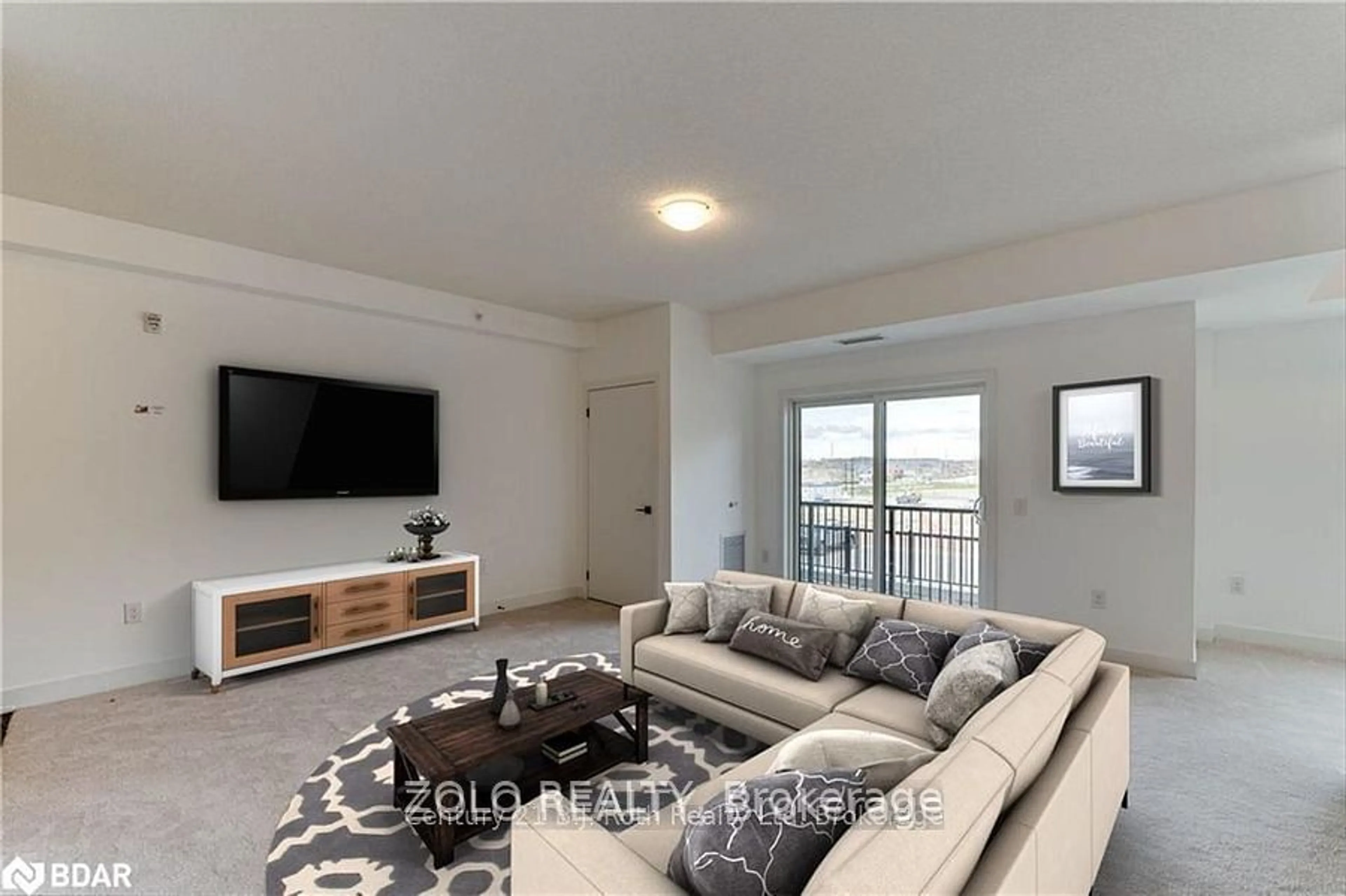 Living room, not visible floor for 6 Spice Way #101, Barrie Ontario L9J 0J9