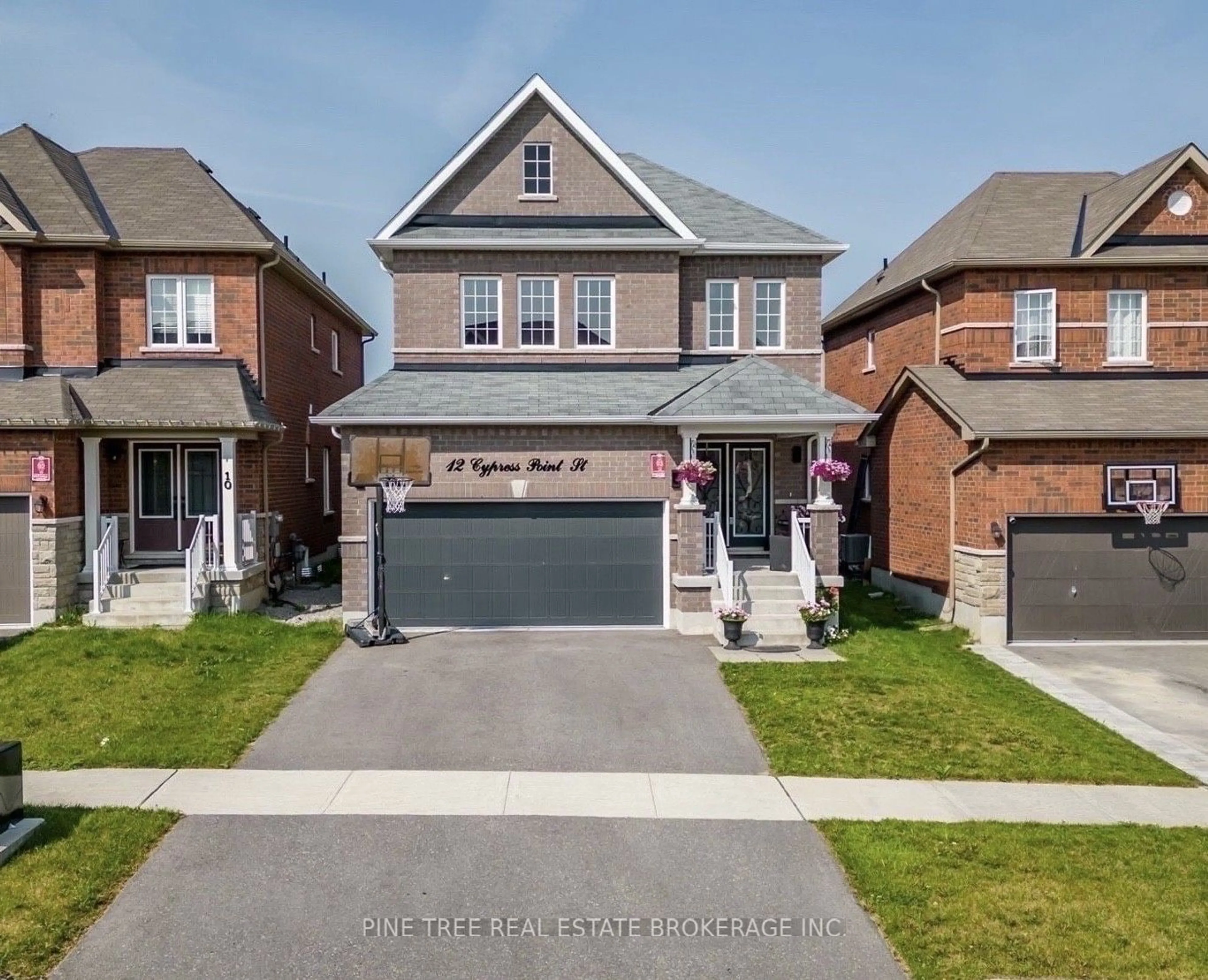 Frontside or backside of a home, the street view for 12 Cypress Point St, Barrie Ontario L4N 6J9