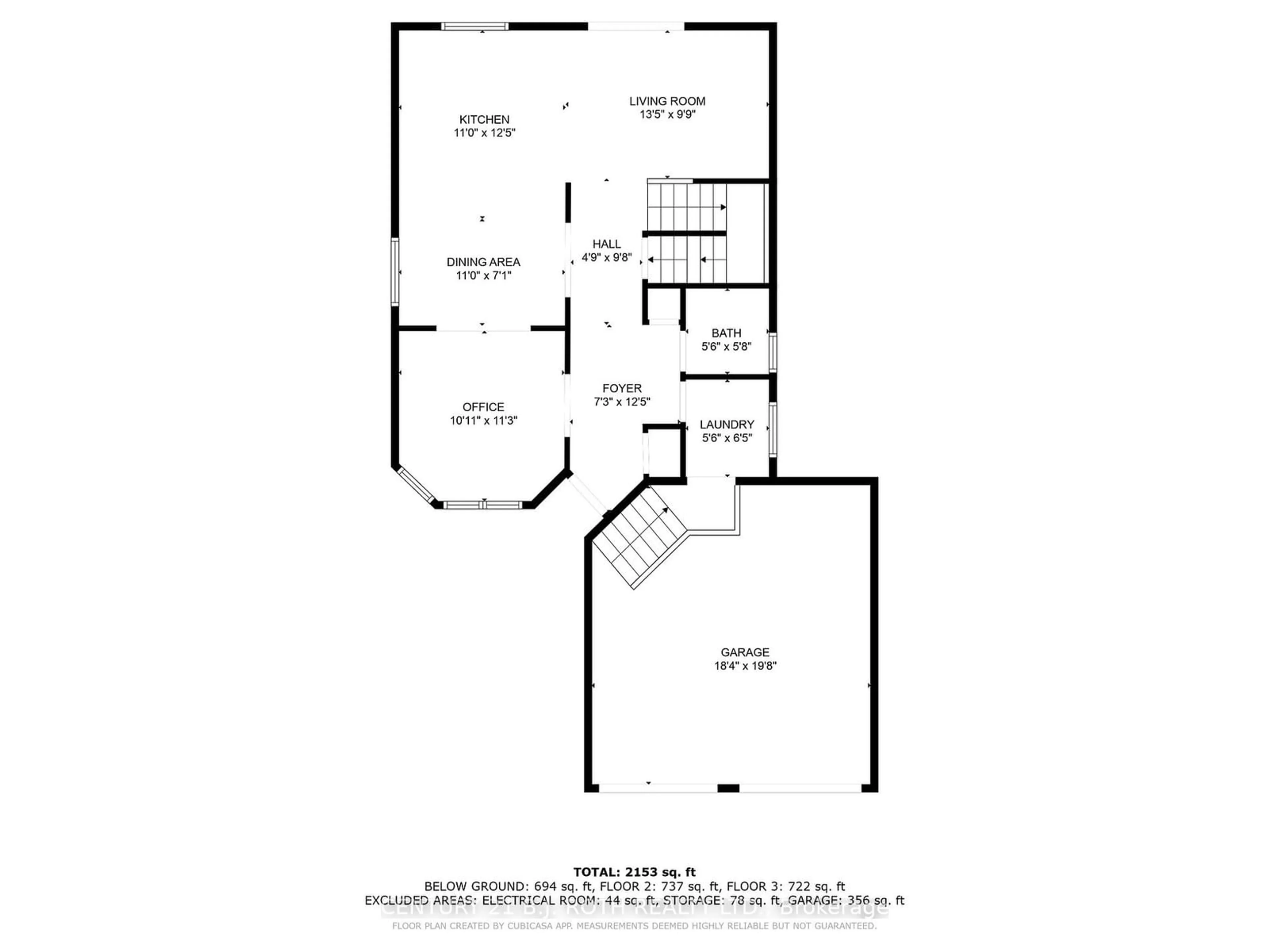 Floor plan for 276 Pringle Dr, Barrie Ontario L4N 0Z2