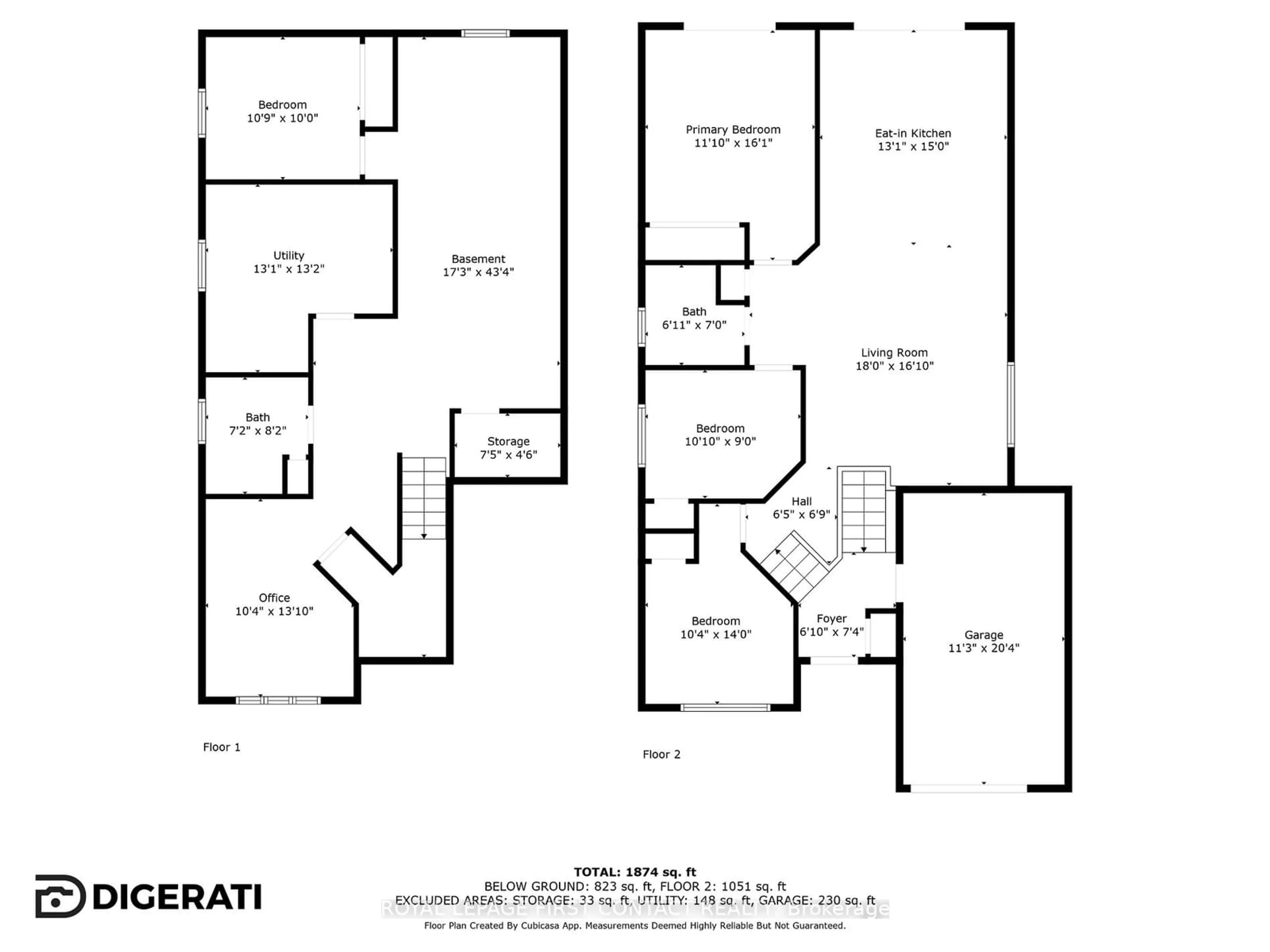 Floor plan for 105 Wessenger Dr, Barrie Ontario L4N 8P5