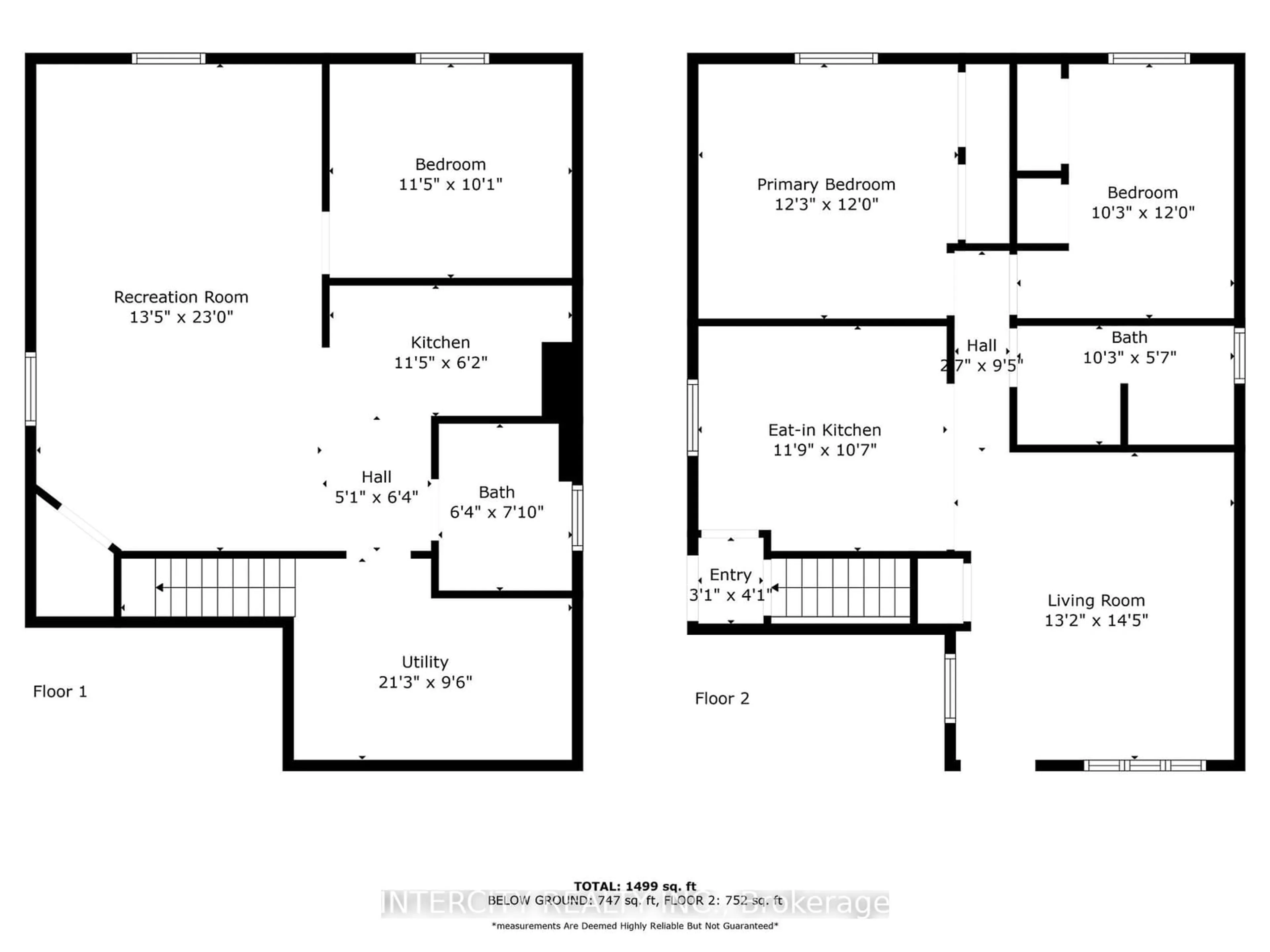 Floor plan for 136 George St, Tay Ontario L0K 2A0