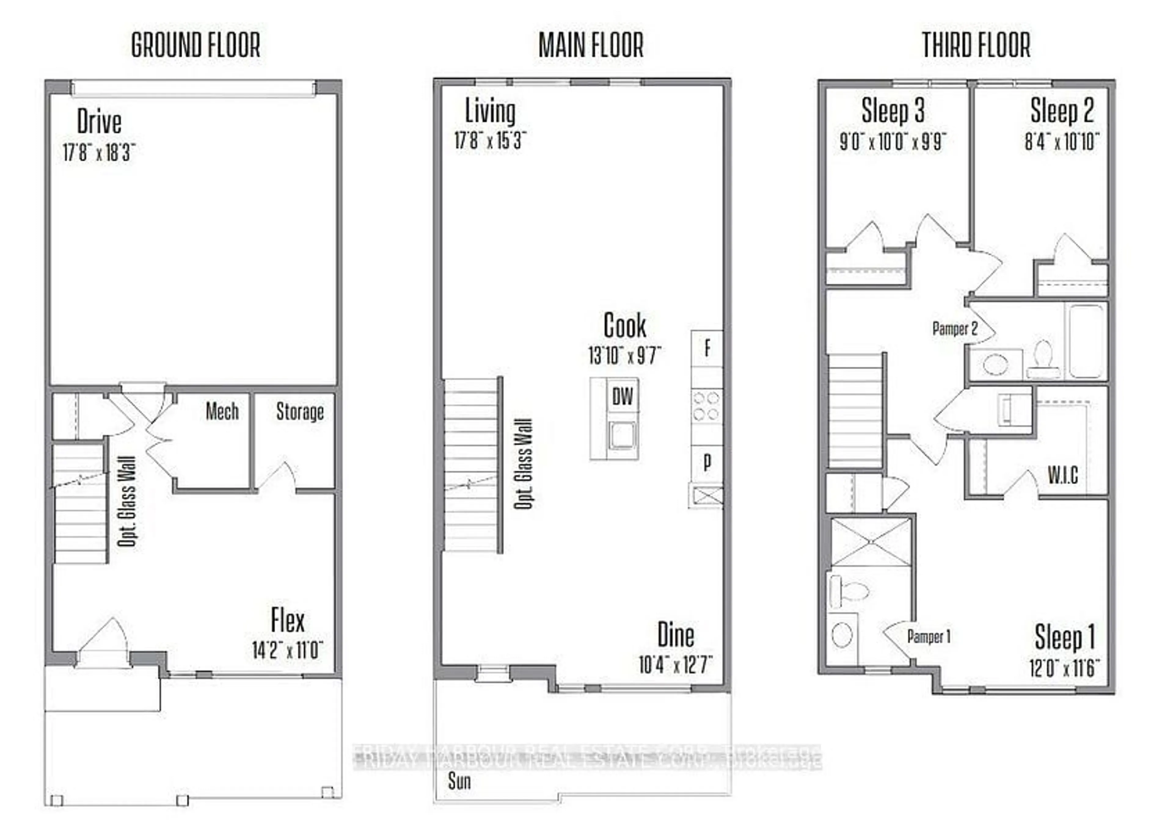 Floor plan for 12 Rainwater Lane, Barrie Ontario L4N 9J6