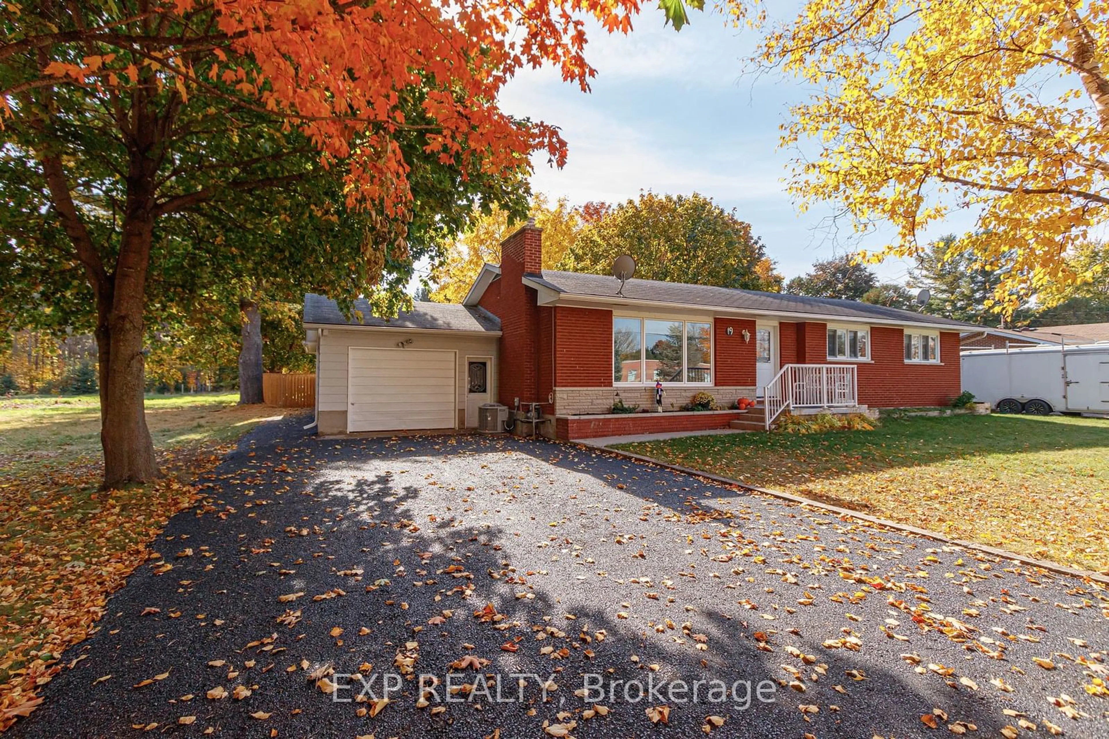 Frontside or backside of a home, the street view for 19 Locke Ave, Clearview Ontario L0M 1S0