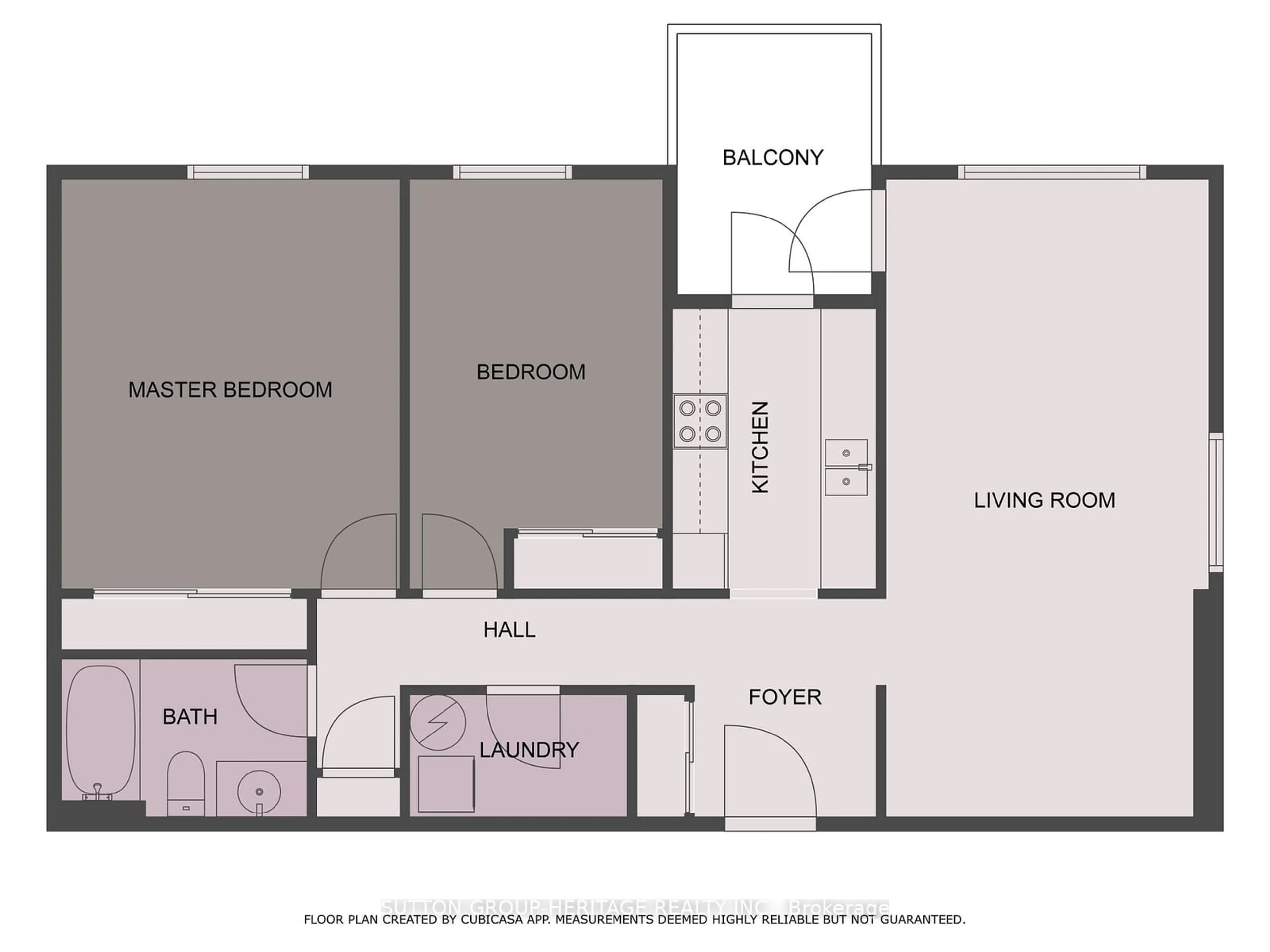 Floor plan for 1 Quail Cres #307, Barrie Ontario L4N 6W9