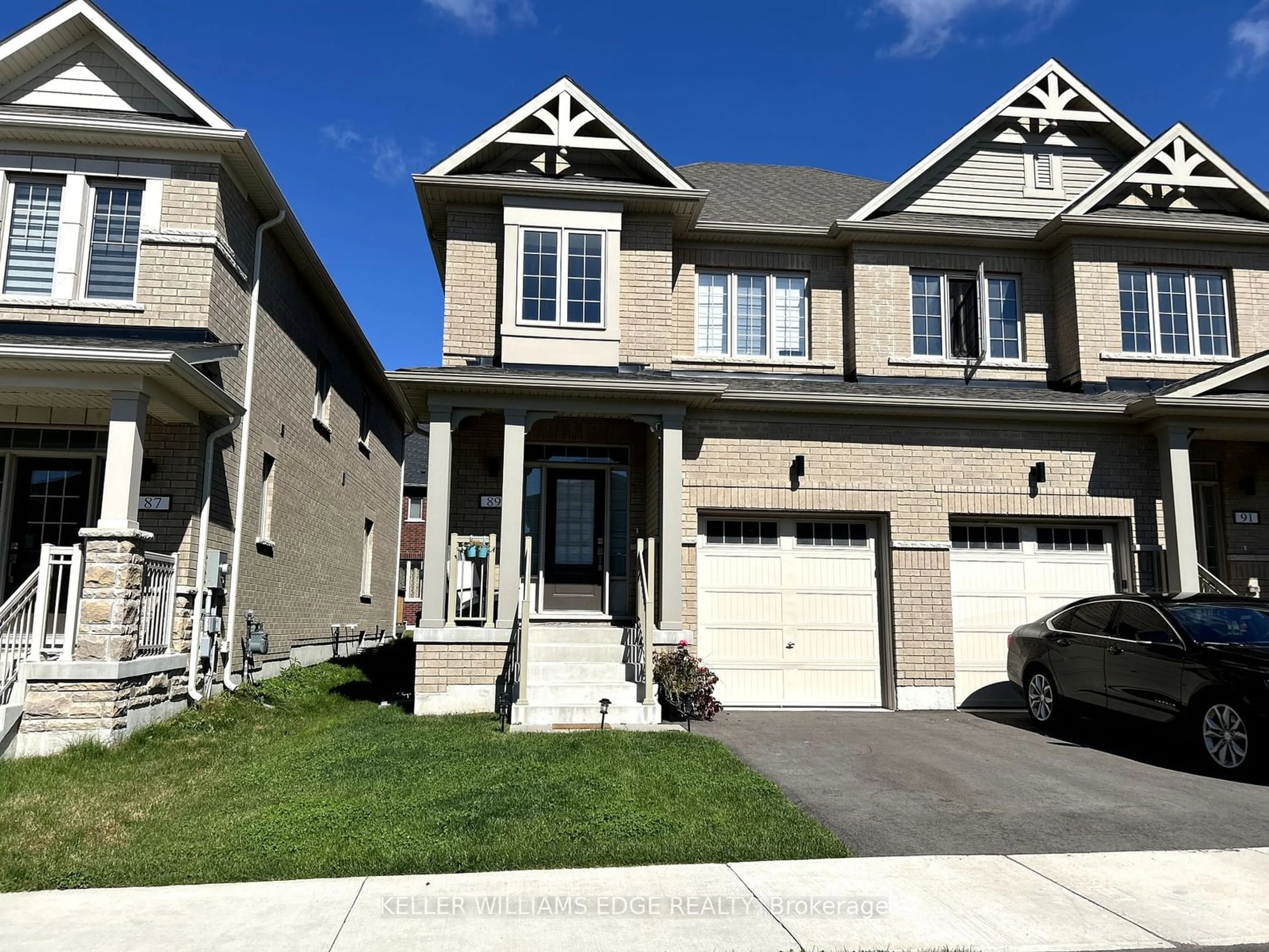 A pic from exterior of the house or condo, the street view for 89 Shepherd Dr, Barrie Ontario P3P 1J2