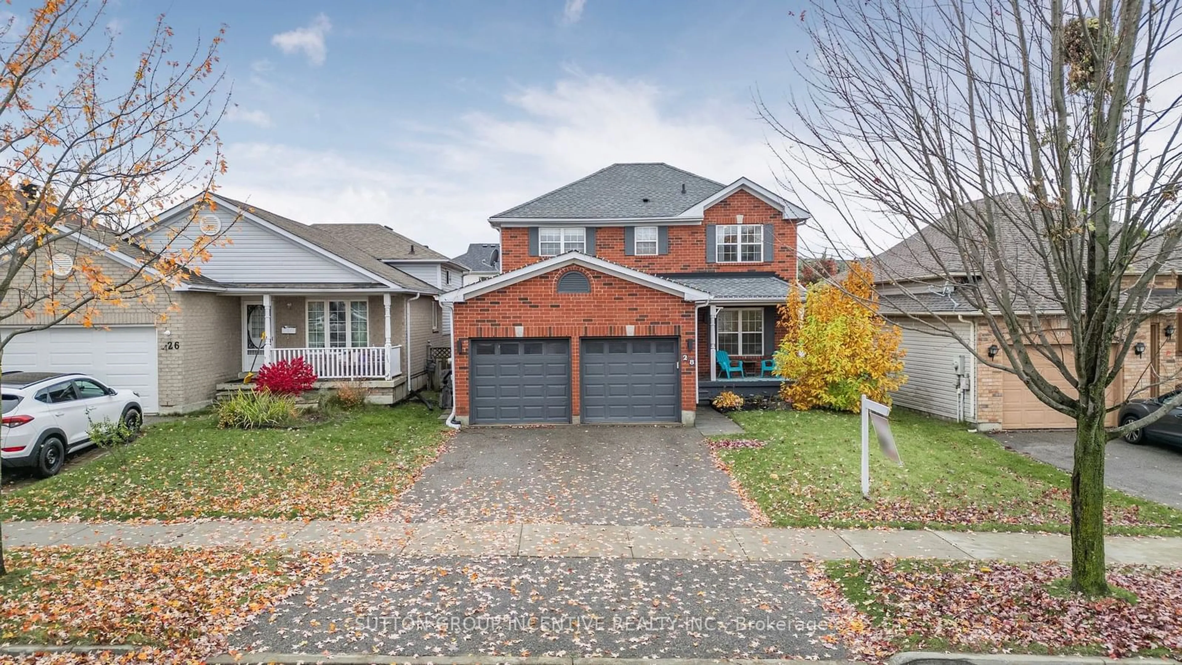 Frontside or backside of a home, the street view for 28 Leggott Ave, Barrie Ontario L4N 8A9