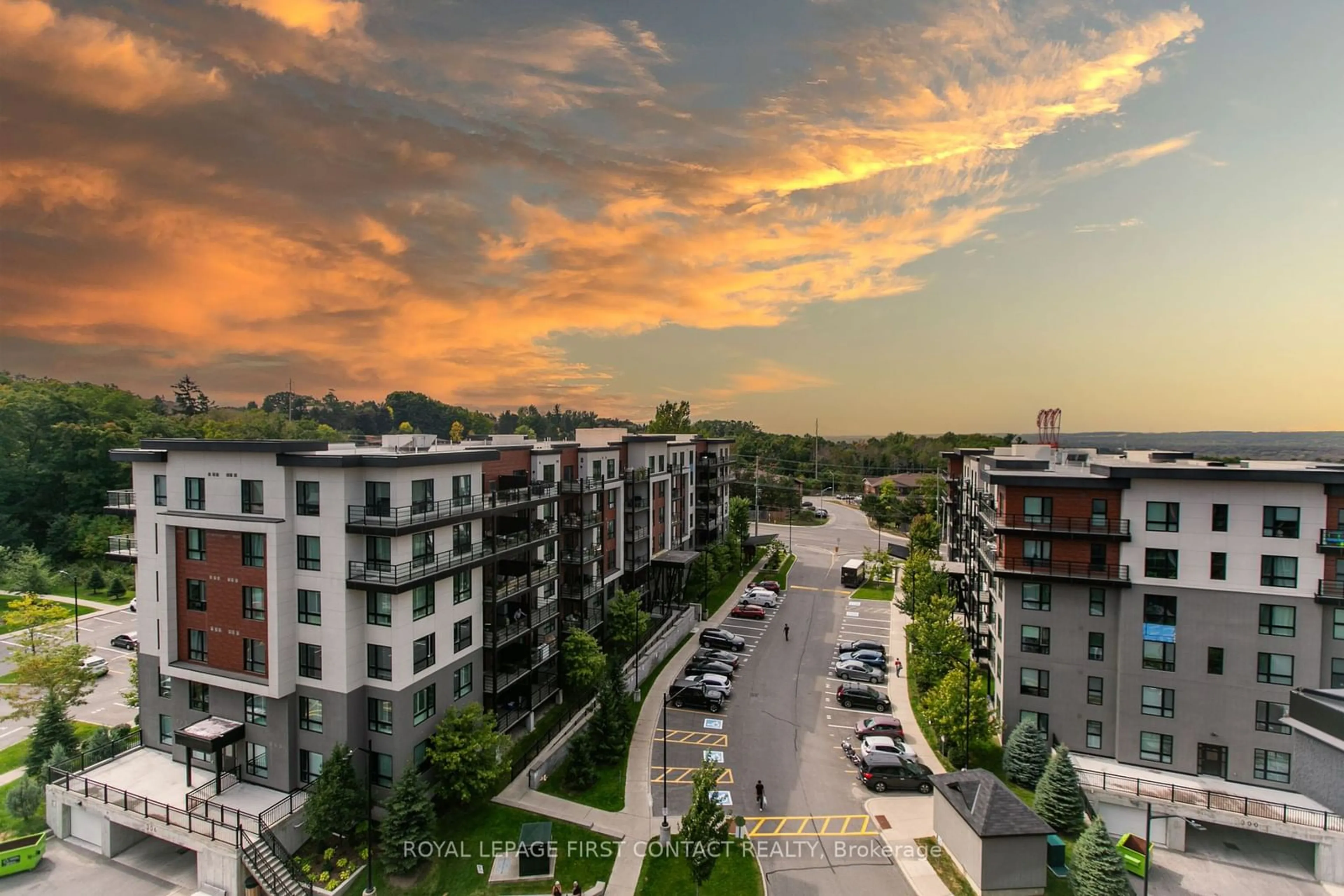 A pic from exterior of the house or condo, the view of city buildings for 306 Essa Rd #201, Barrie Ontario L9J 0H5