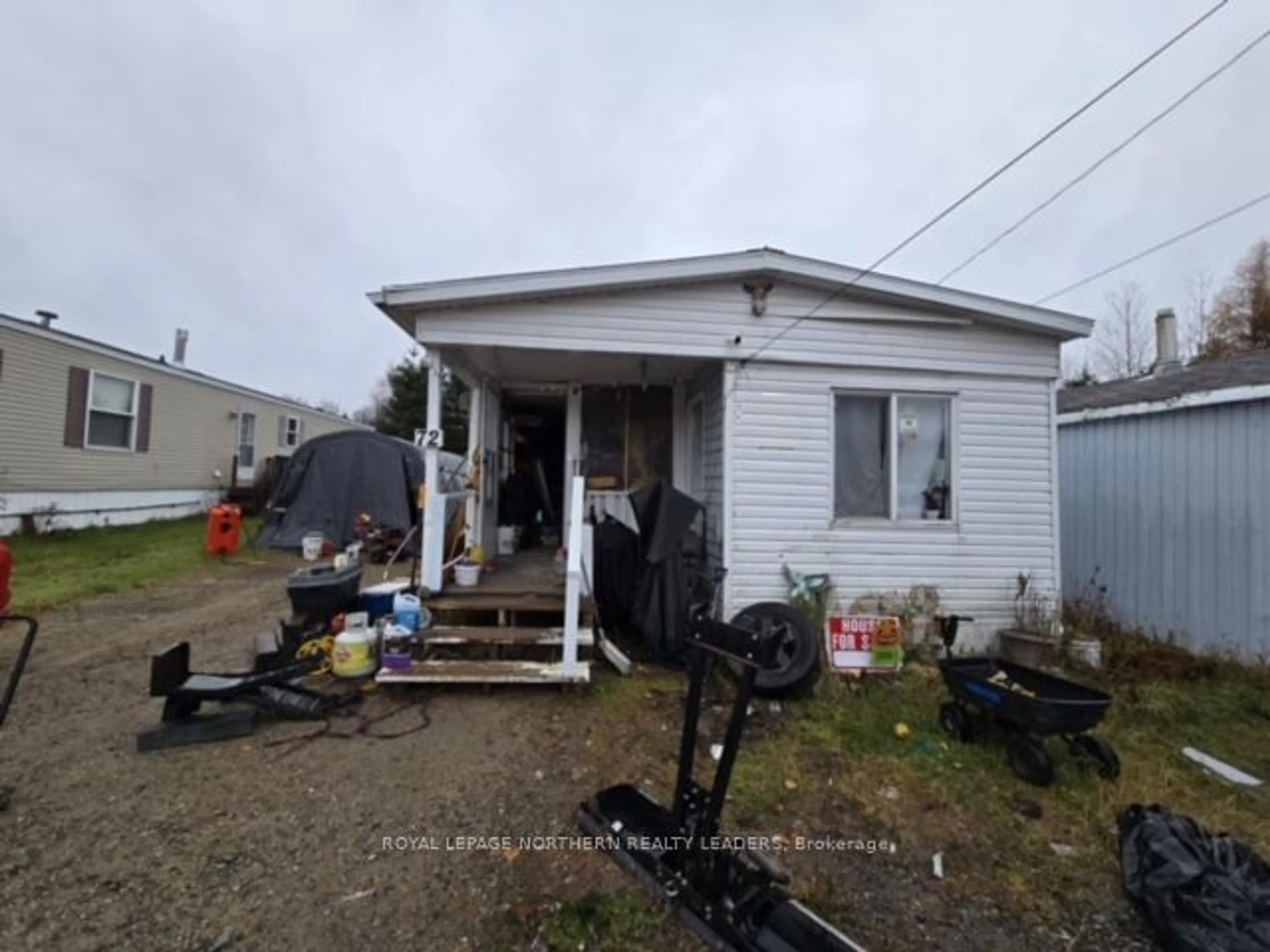 Frontside or backside of a home, cottage for 72 Notre Dame St, Timmins Ontario P4R 0E1