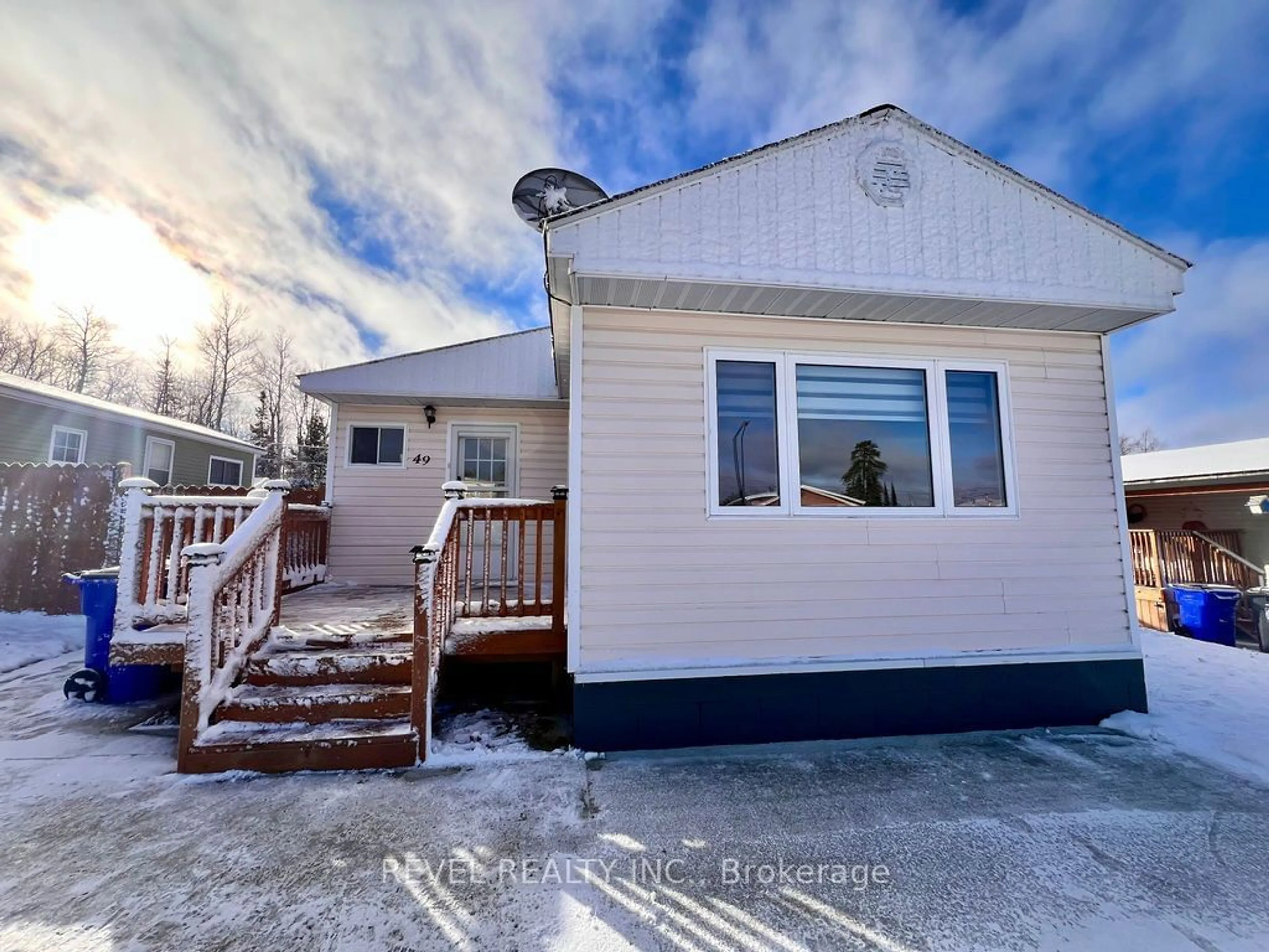 A pic from exterior of the house or condo, cottage for 49 Foothills Lane, Timmins Ontario P4N 8R9