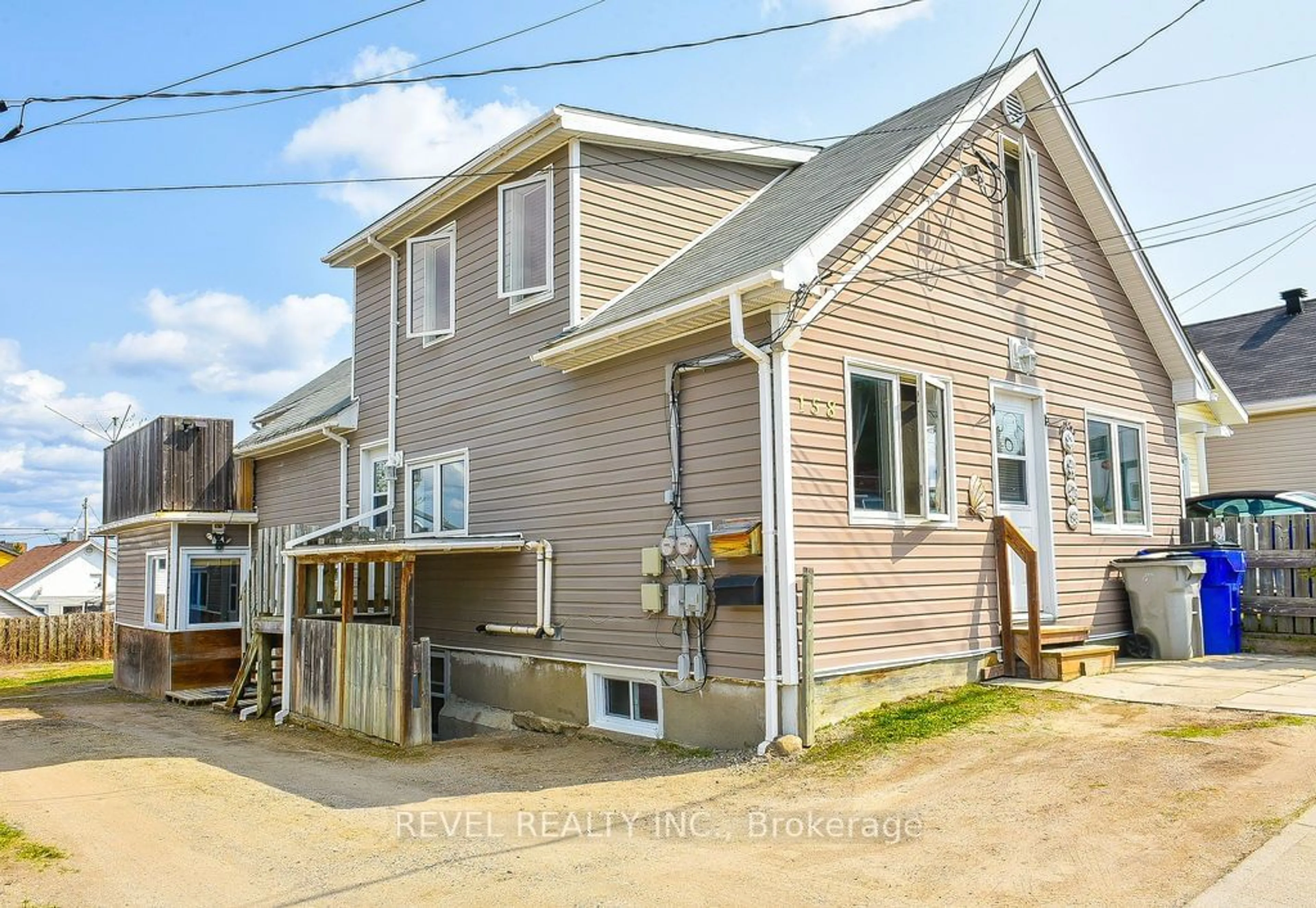 Frontside or backside of a home, cottage for 158 Kent Ave, Timmins Ontario P4N 3C1