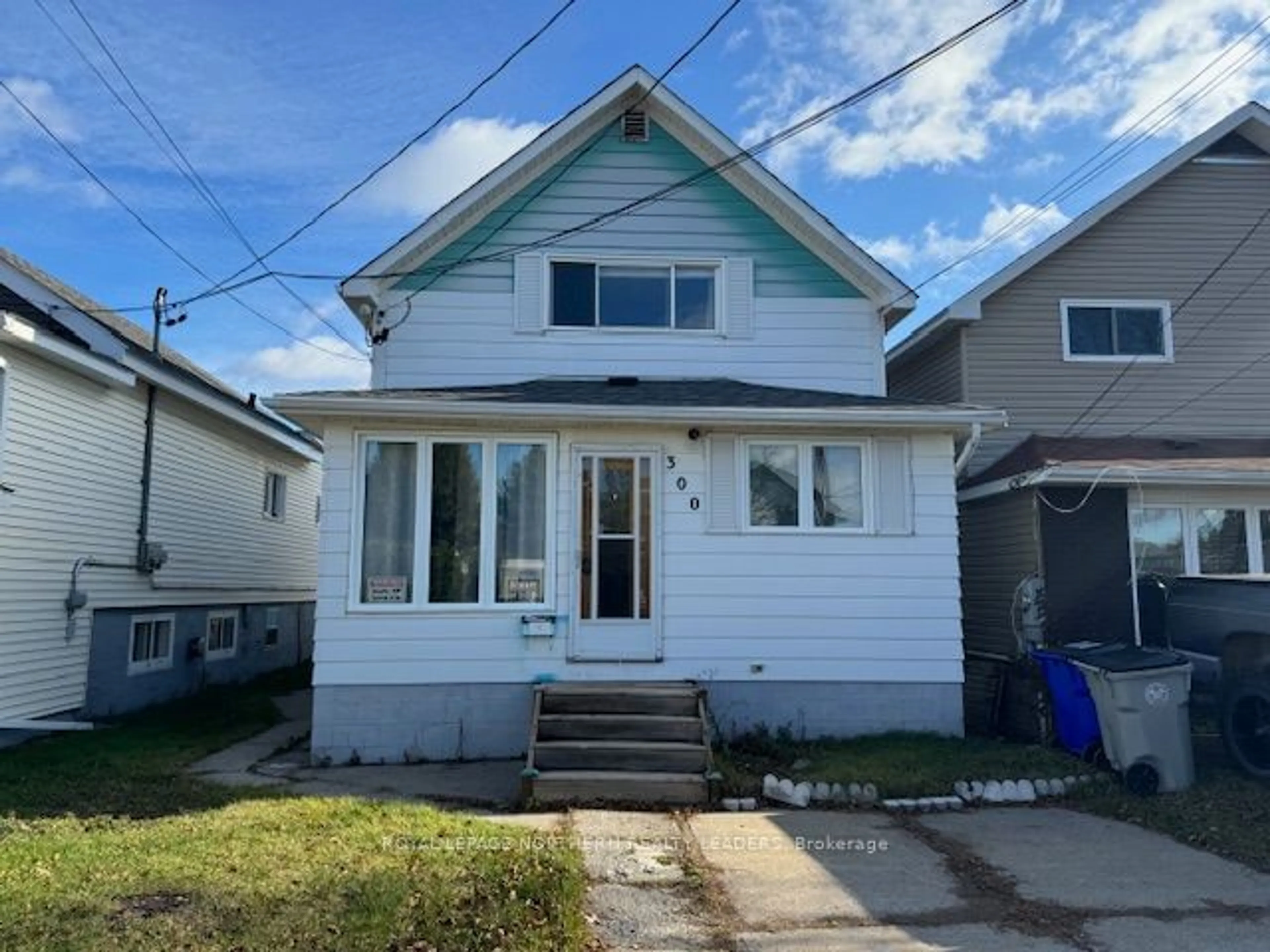 Frontside or backside of a home, cottage for 300 Elm St, Timmins Ontario P4N 1X2