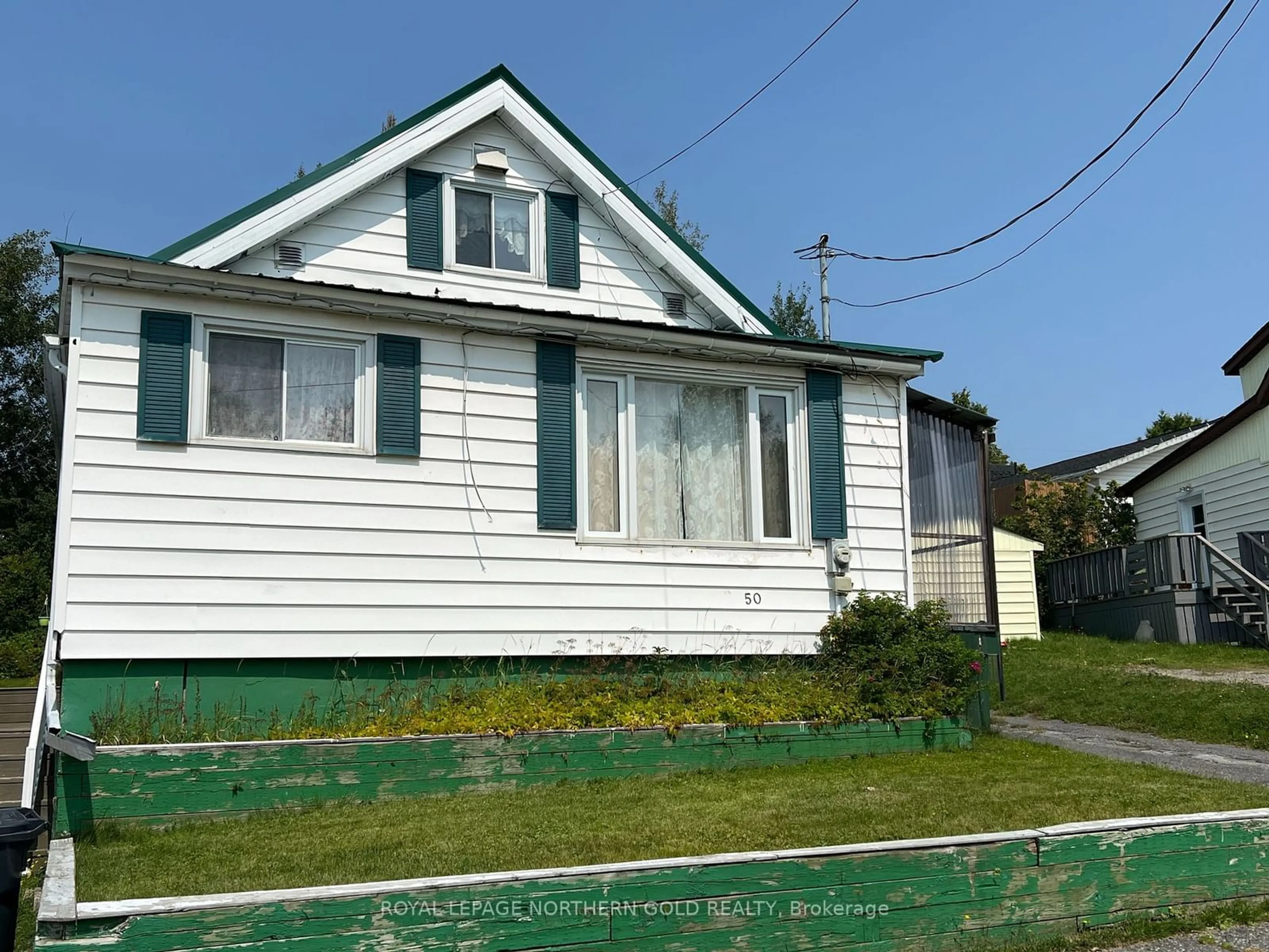 Frontside or backside of a home, cottage for 50 Grierson Rd, Kirkland Lake Ontario P2N 1C9