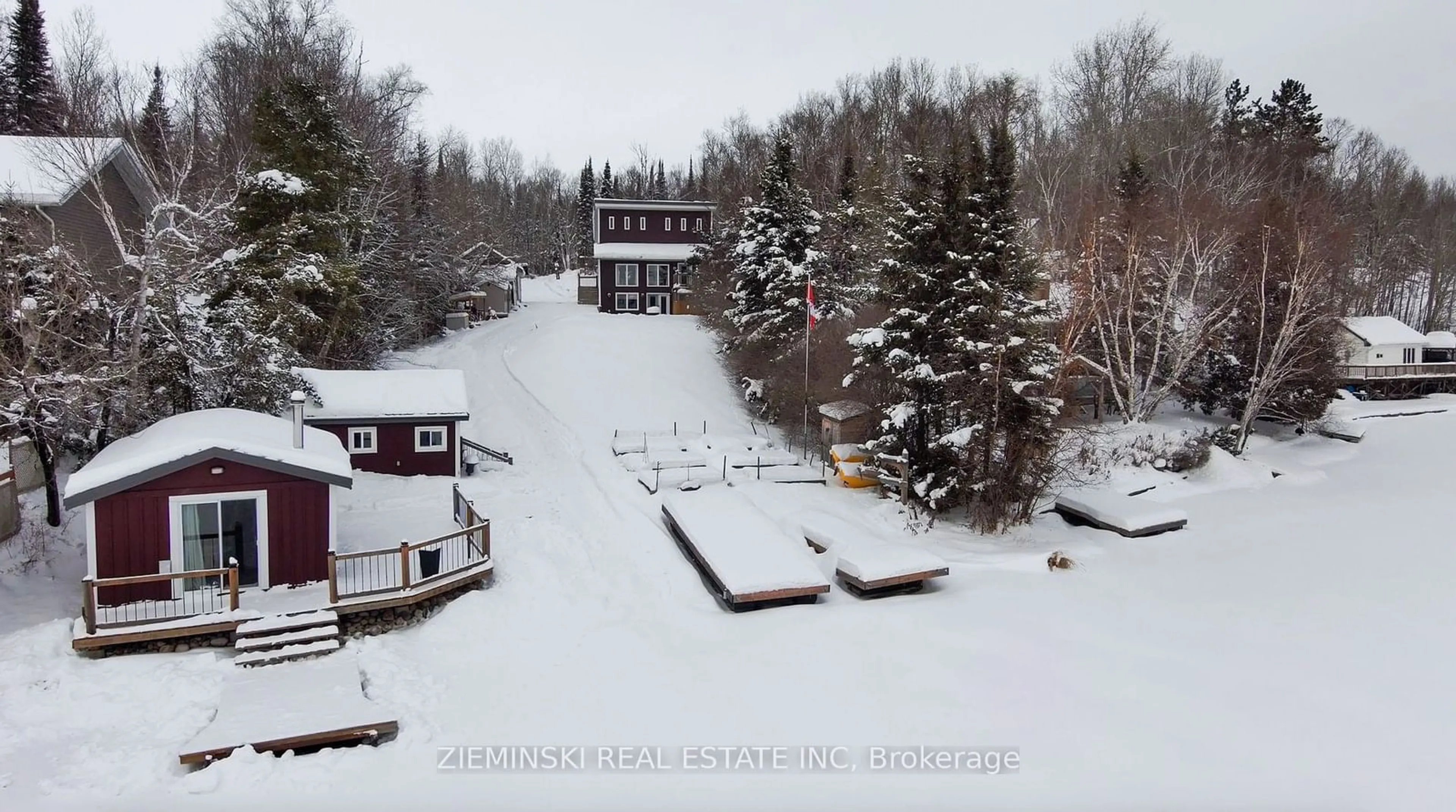 A pic from outside/outdoor area/front of a property/back of a property/a pic from drone, unknown for 680 Quirion Rd, Timmins Ontario P0N 1A0