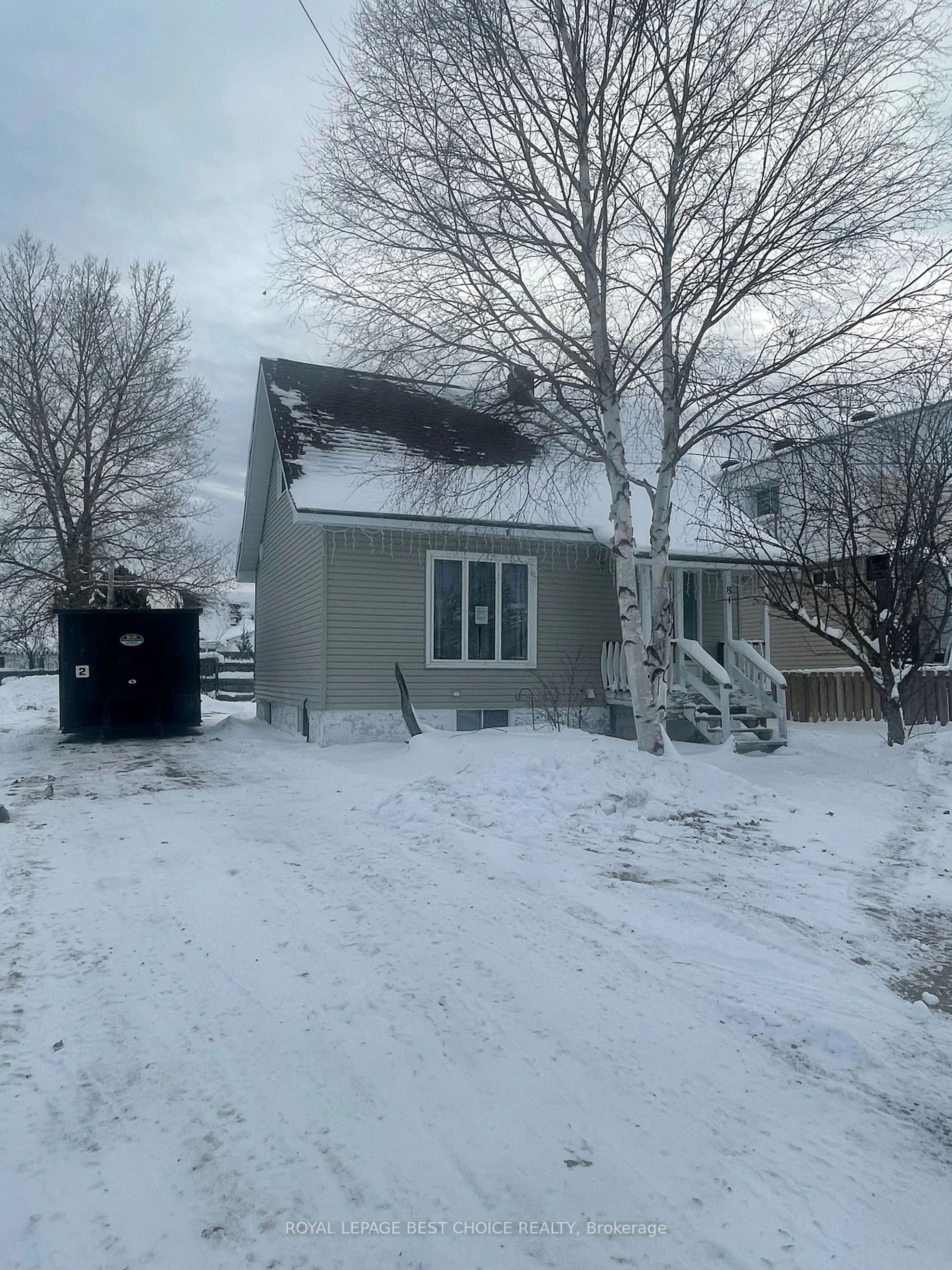 A pic from outside/outdoor area/front of a property/back of a property/a pic from drone, street for 81 Seventh Ave, Larder Lake Ontario P0J 1K0