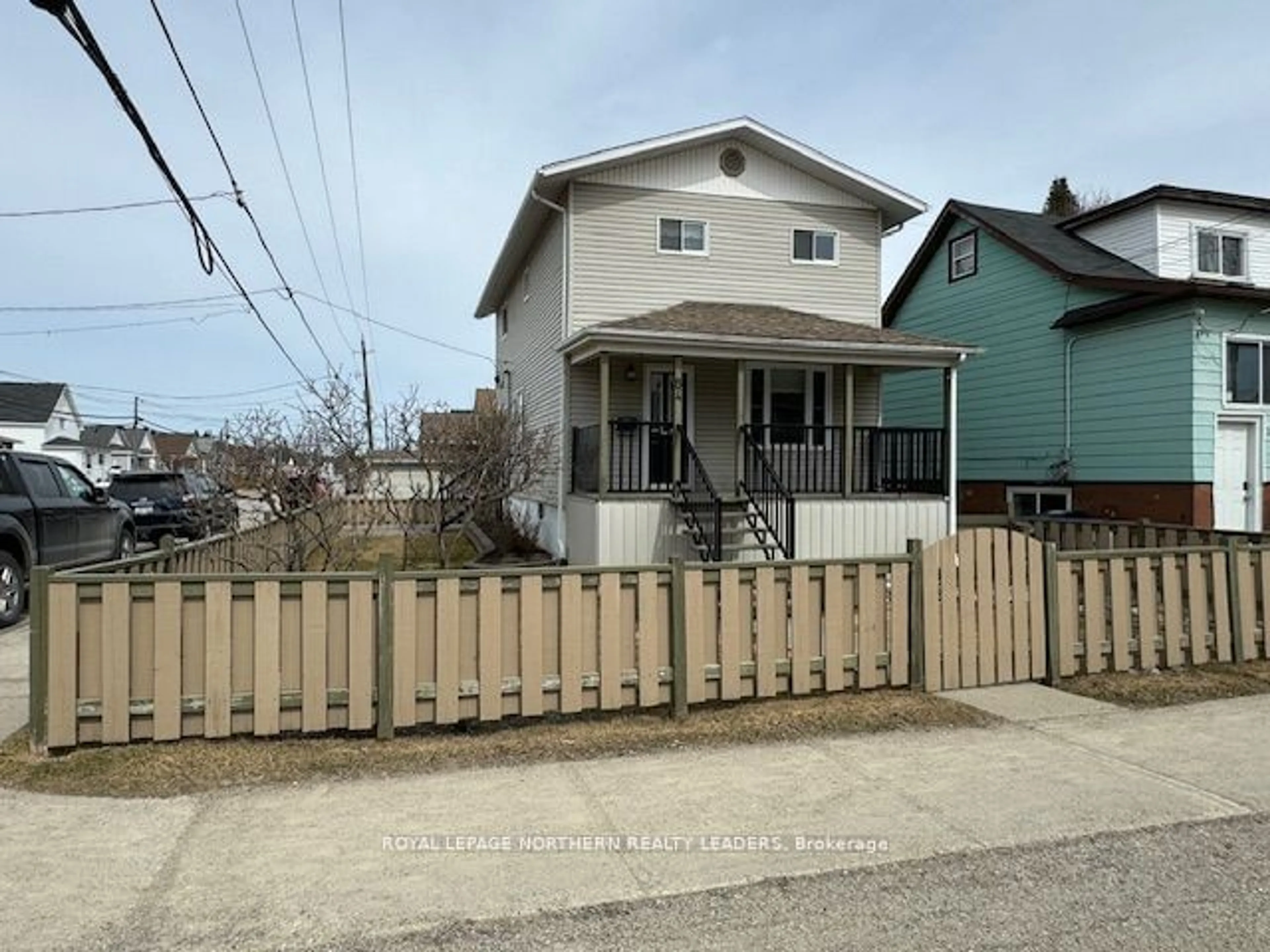 A pic from outside/outdoor area/front of a property/back of a property/a pic from drone, street for 84 Sixth Ave, Timmins Ontario P4N 5M2