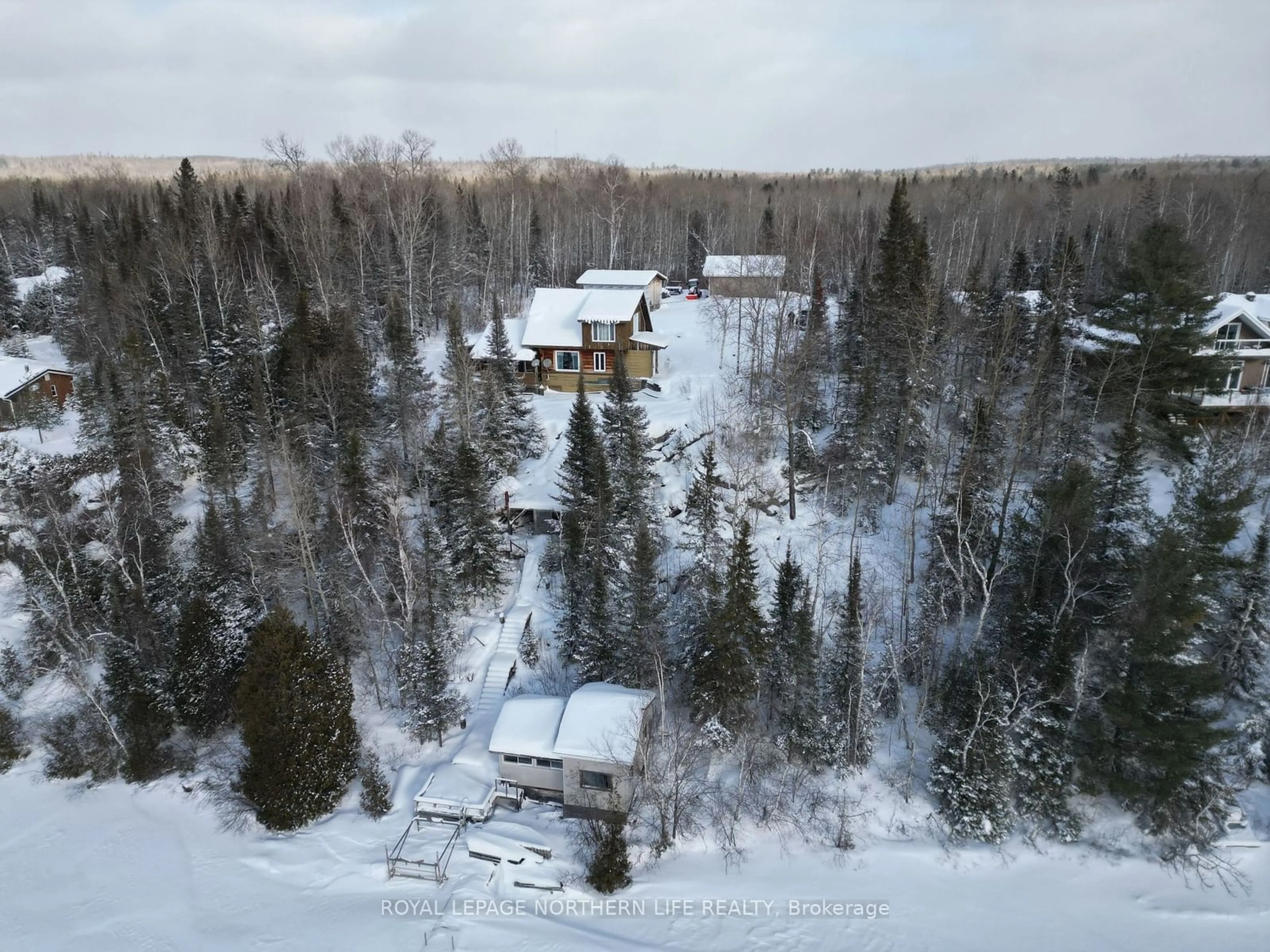 A pic from outside/outdoor area/front of a property/back of a property/a pic from drone, forest/trees view for 159 Murphy Mill Rd, Latchford Ontario P0J 1N0