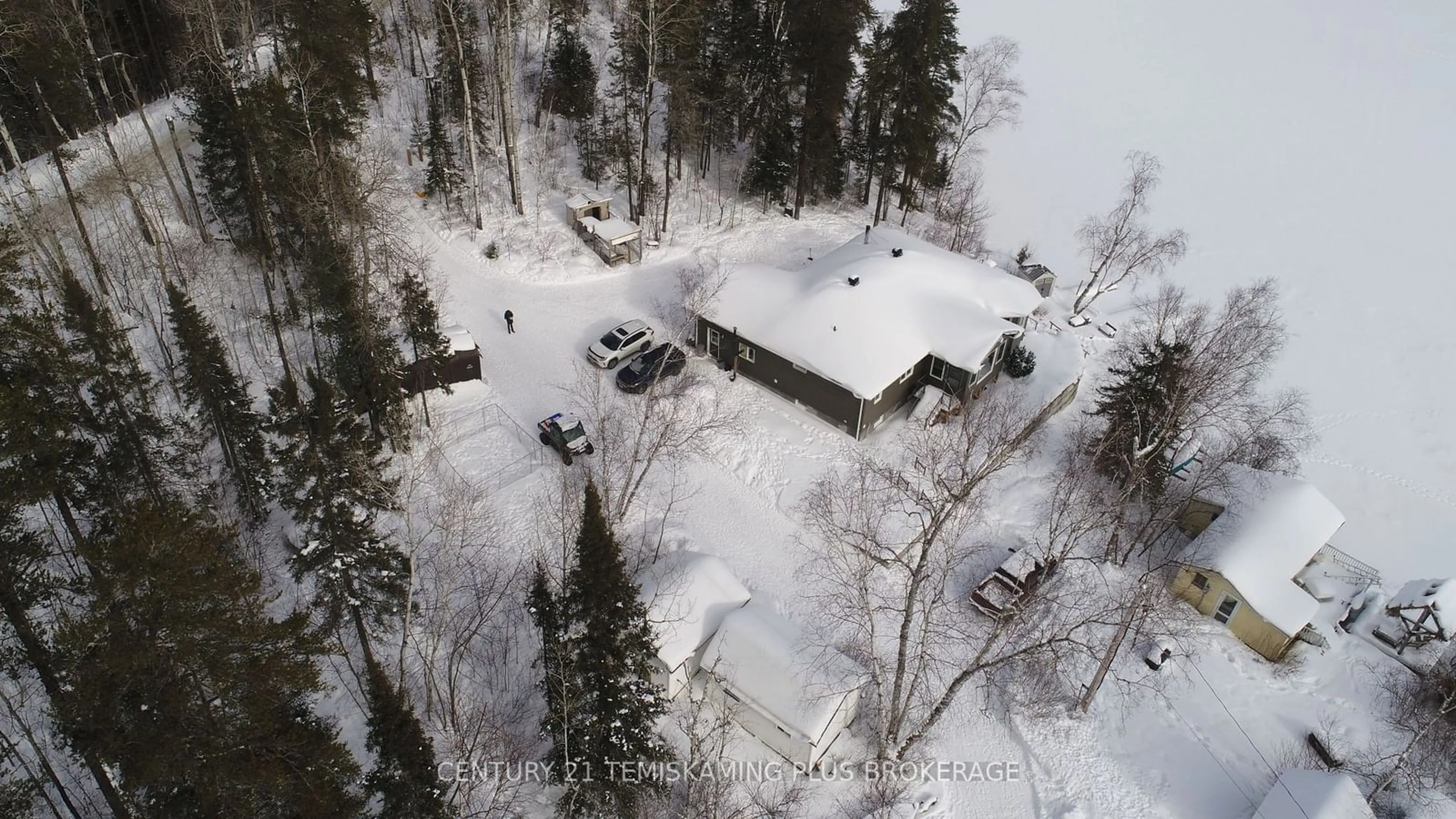 A pic from outside/outdoor area/front of a property/back of a property/a pic from drone, unknown for 1188 Twin Lakes - A Rd, Hudson Ontario P0J 1P0