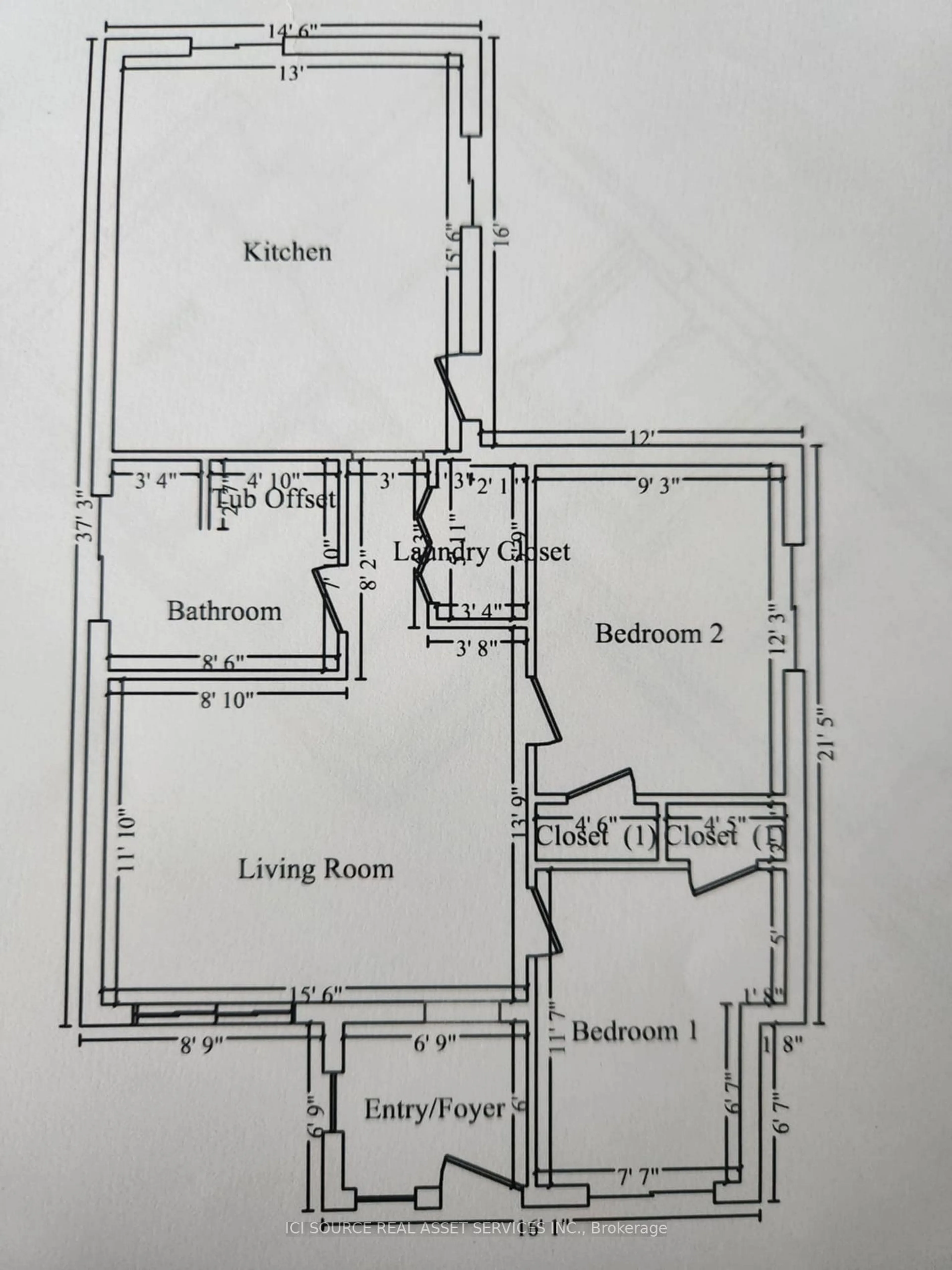 Floor plan for 52 Commercial Ave, Timmins Ontario P4N 2W7