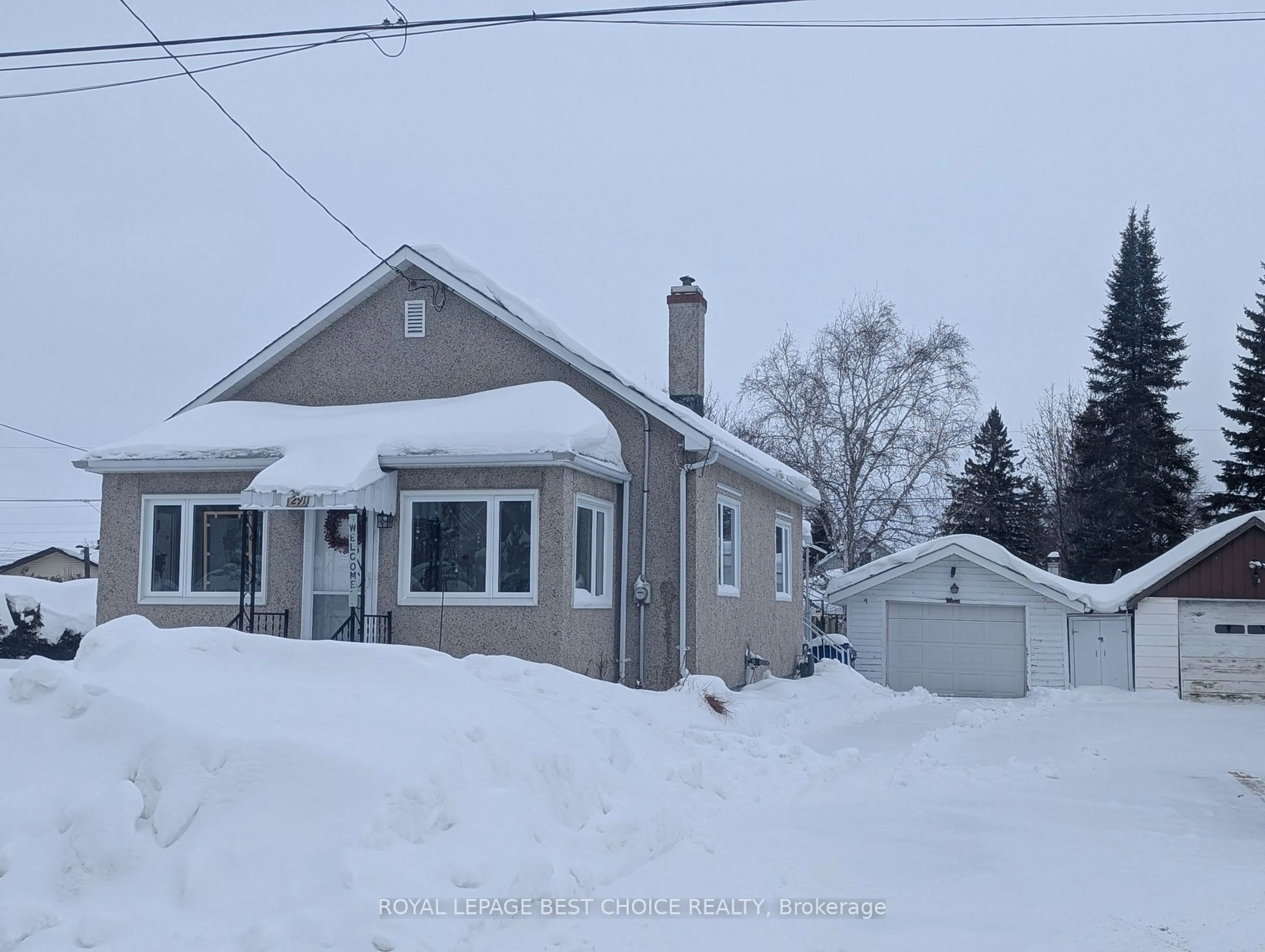 A pic from outside/outdoor area/front of a property/back of a property/a pic from drone, street for 291 McCamus Ave, Temiskaming Shores Ontario P0J 1P0