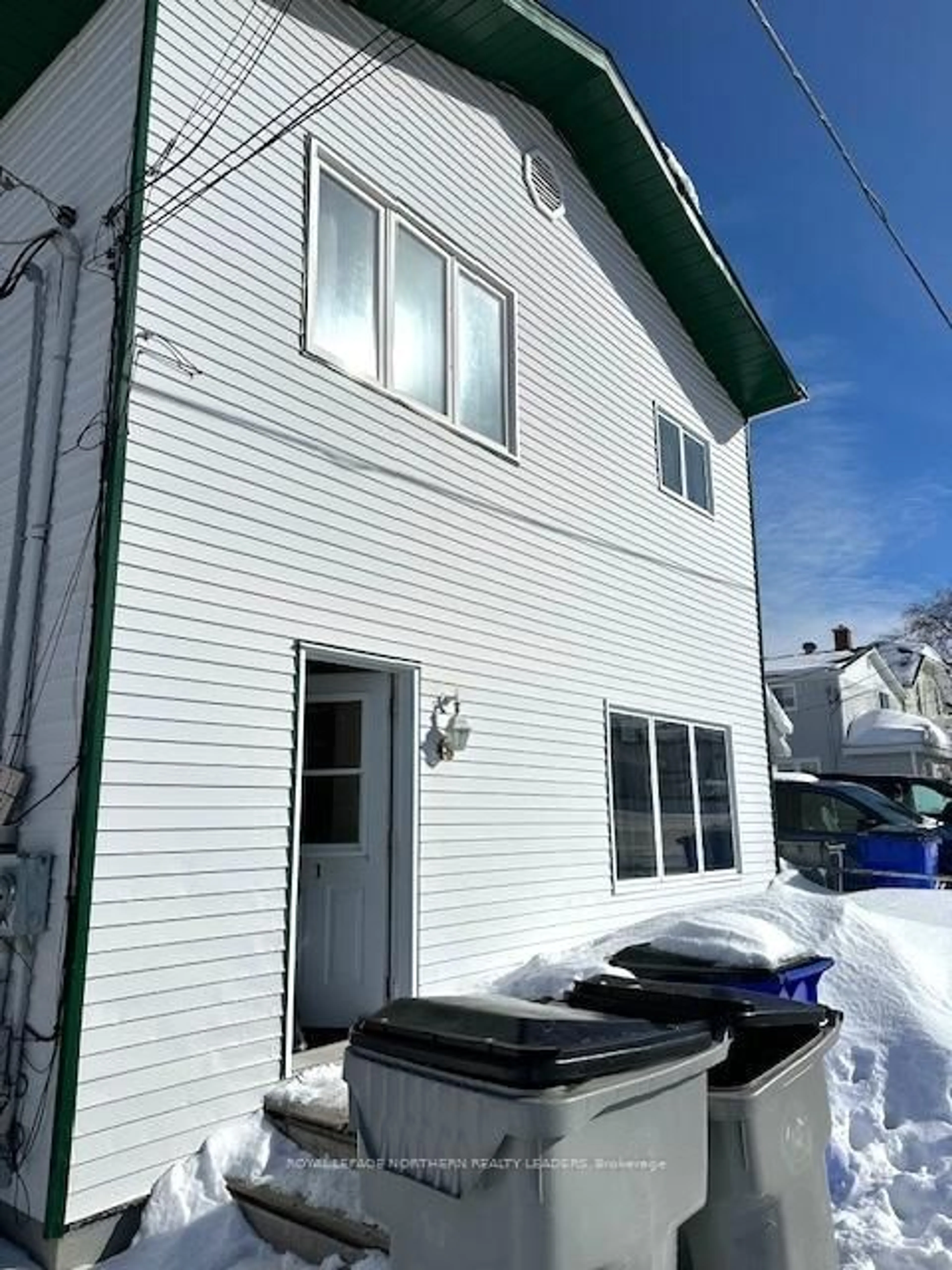 Home with vinyl exterior material, building for 48 Kent Ave, Timmins Ontario P4N 3B8