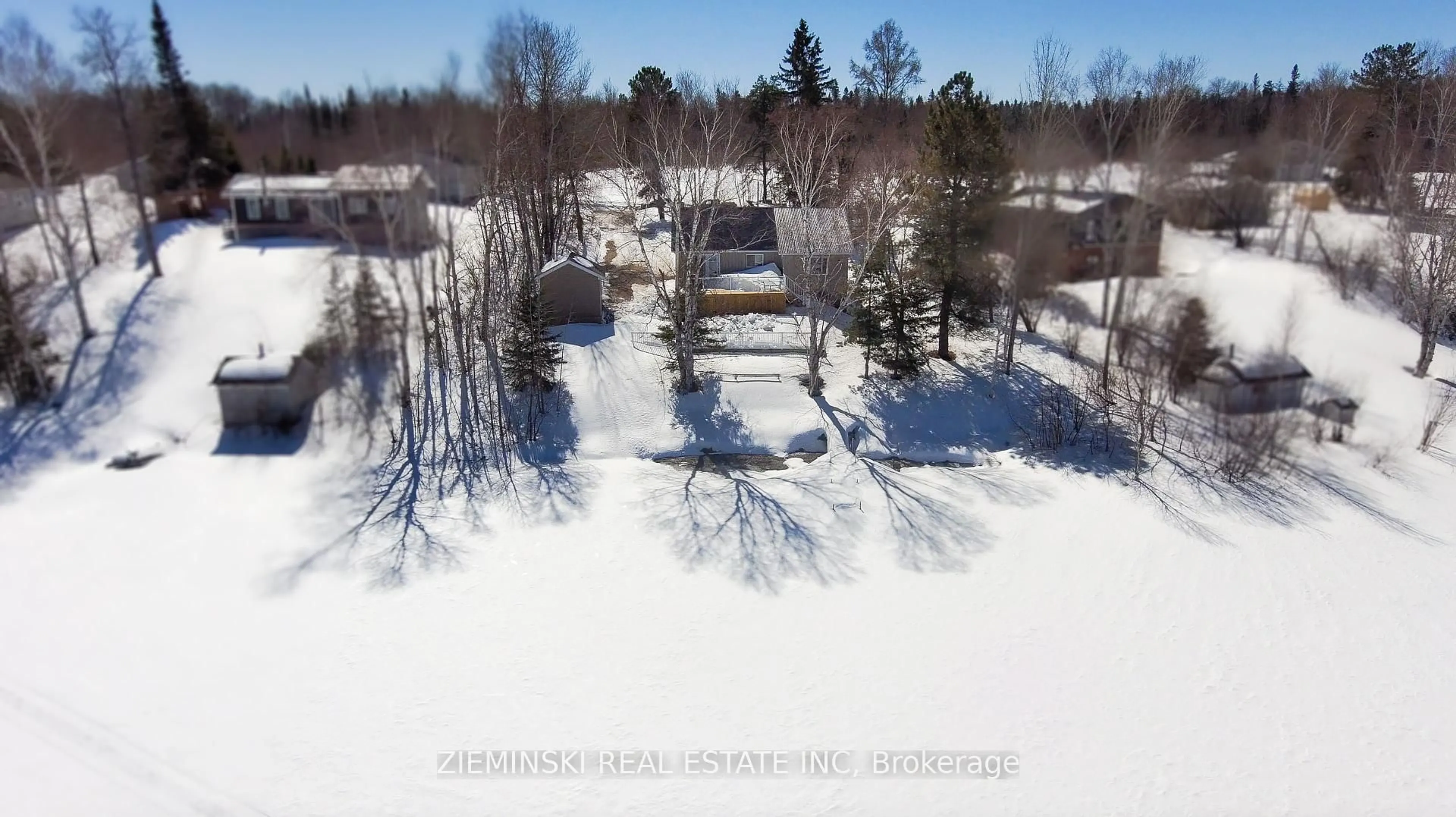 A pic from outside/outdoor area/front of a property/back of a property/a pic from drone, unknown for 160 Anderson Dr, Timmins Ontario P0N 1A0