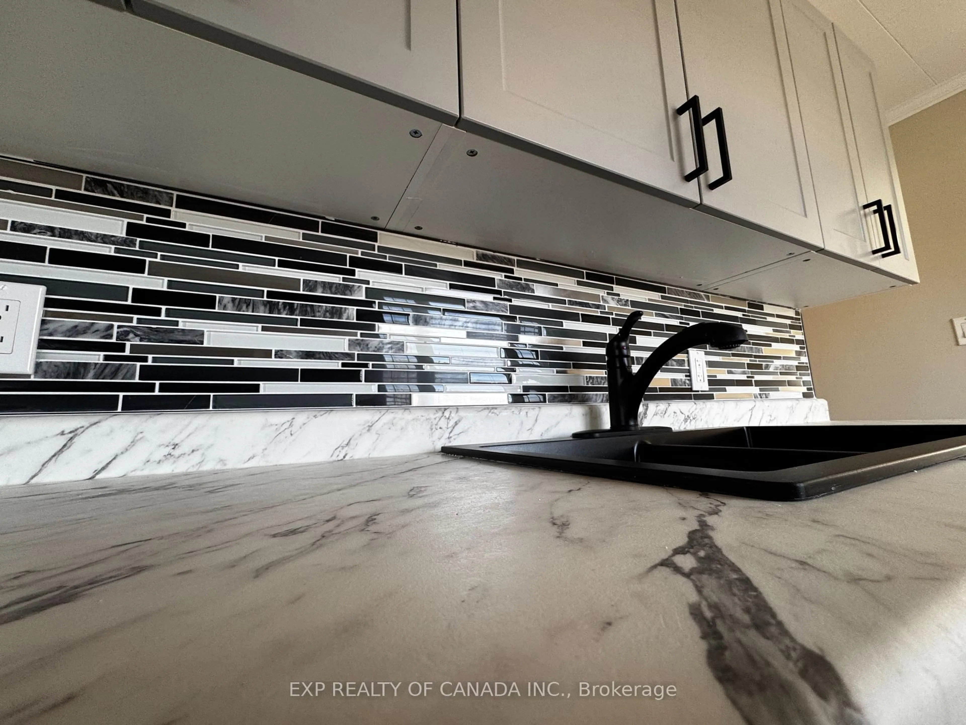 Contemporary kitchen, ceramic/tile floor for 474 Elm St, Timmins Ontario P4N 1X9