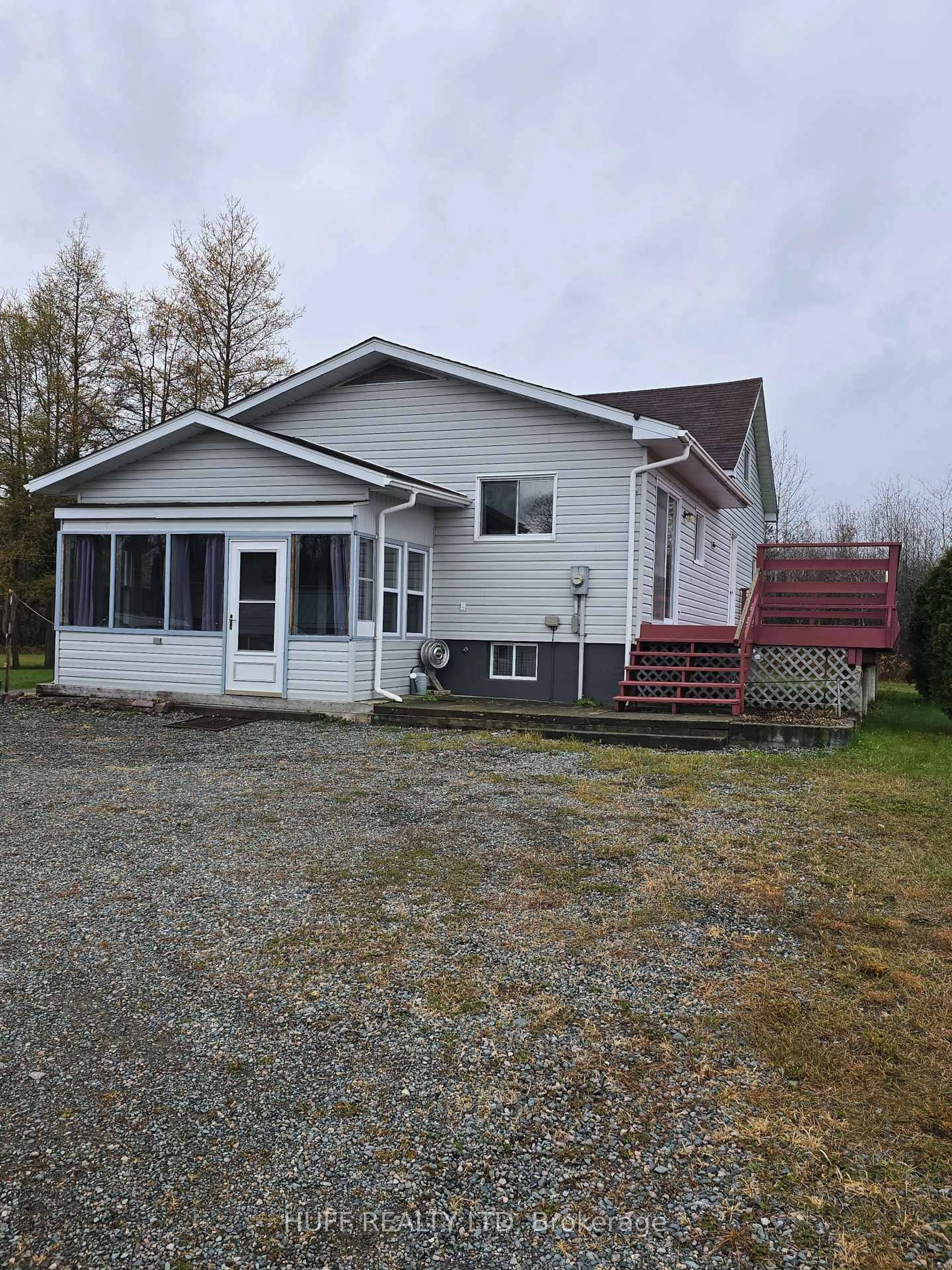 A pic from outside/outdoor area/front of a property/back of a property/a pic from drone, building for 5775 11 Highway, Kirkland Lake Ontario P0K 1V0